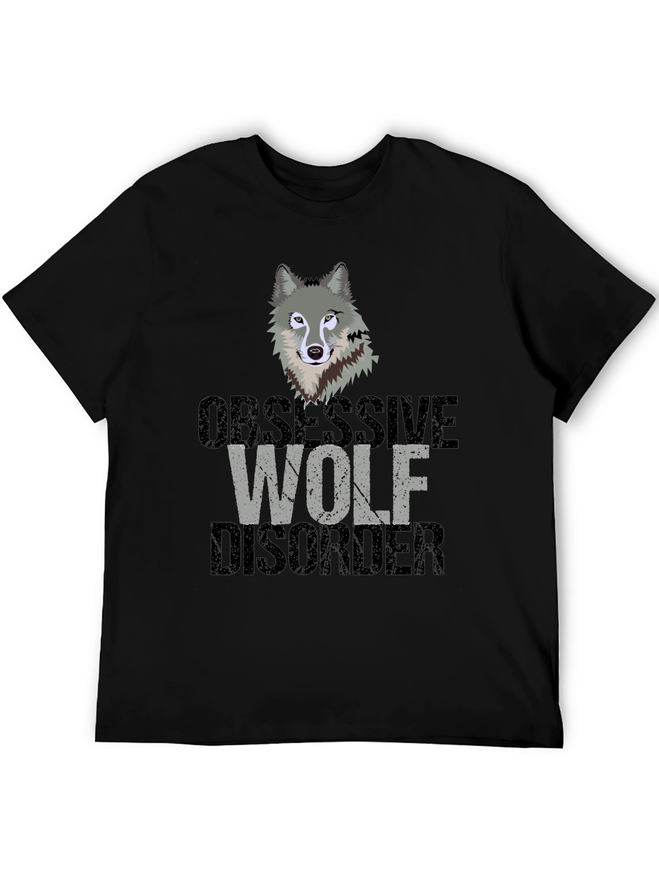 Obsessive Wolf Disorder T-Shirt - Mens Graphic Tee