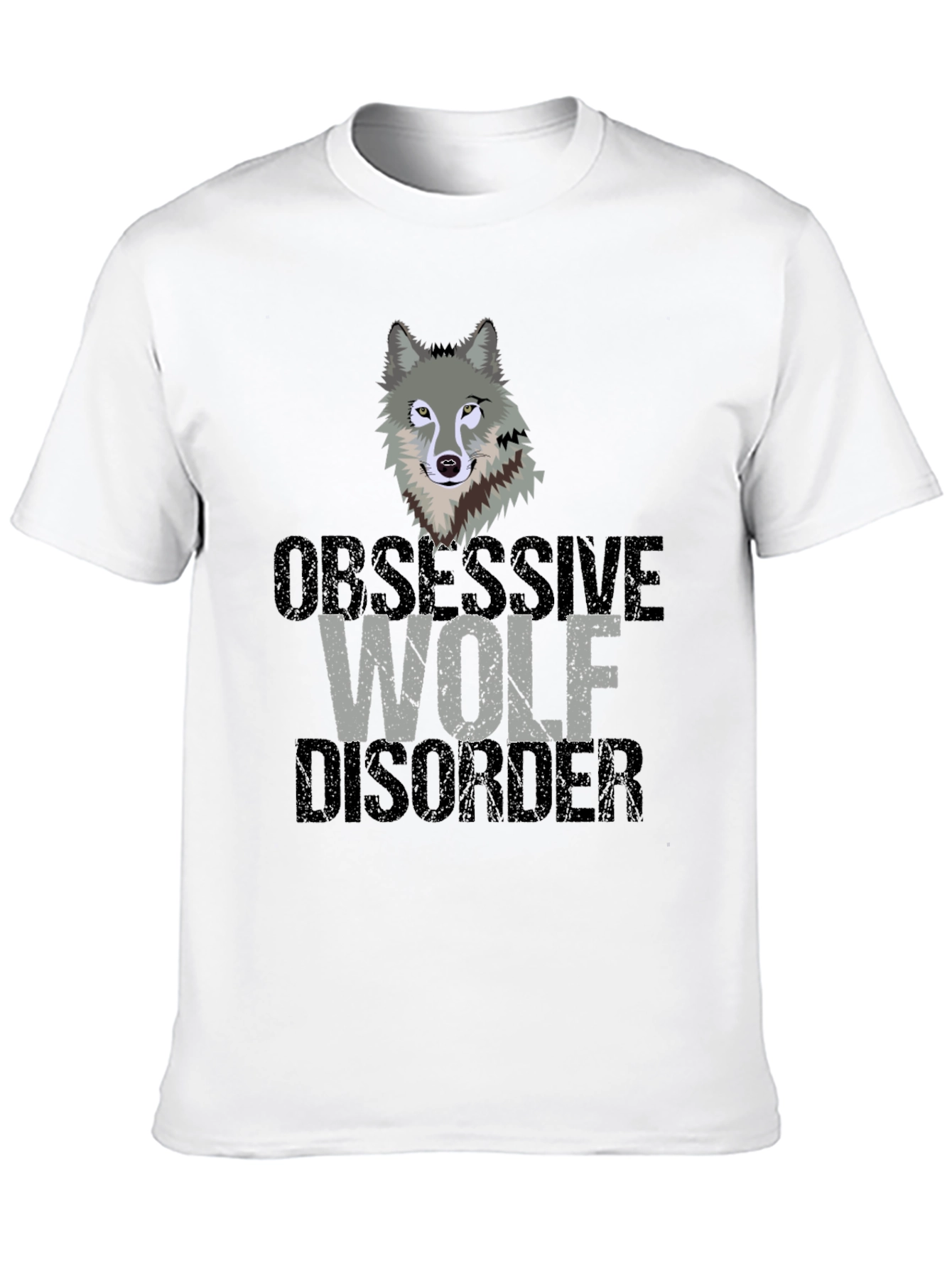 Obsessive Wolf Disorder T-Shirt - Mens Graphic Tee