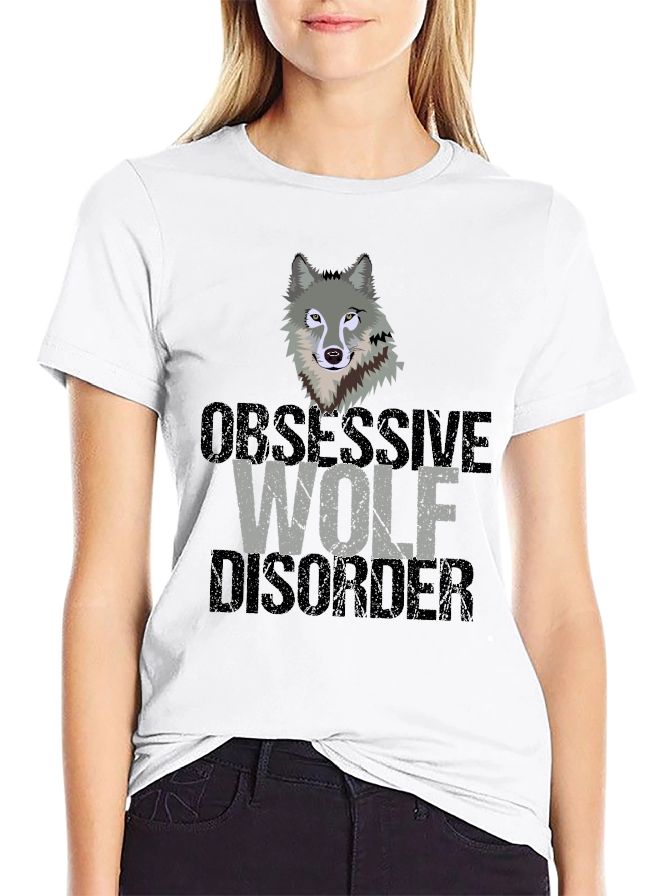 Obsessive Wolf Disorder T-Shirt - Mens Graphic Tee