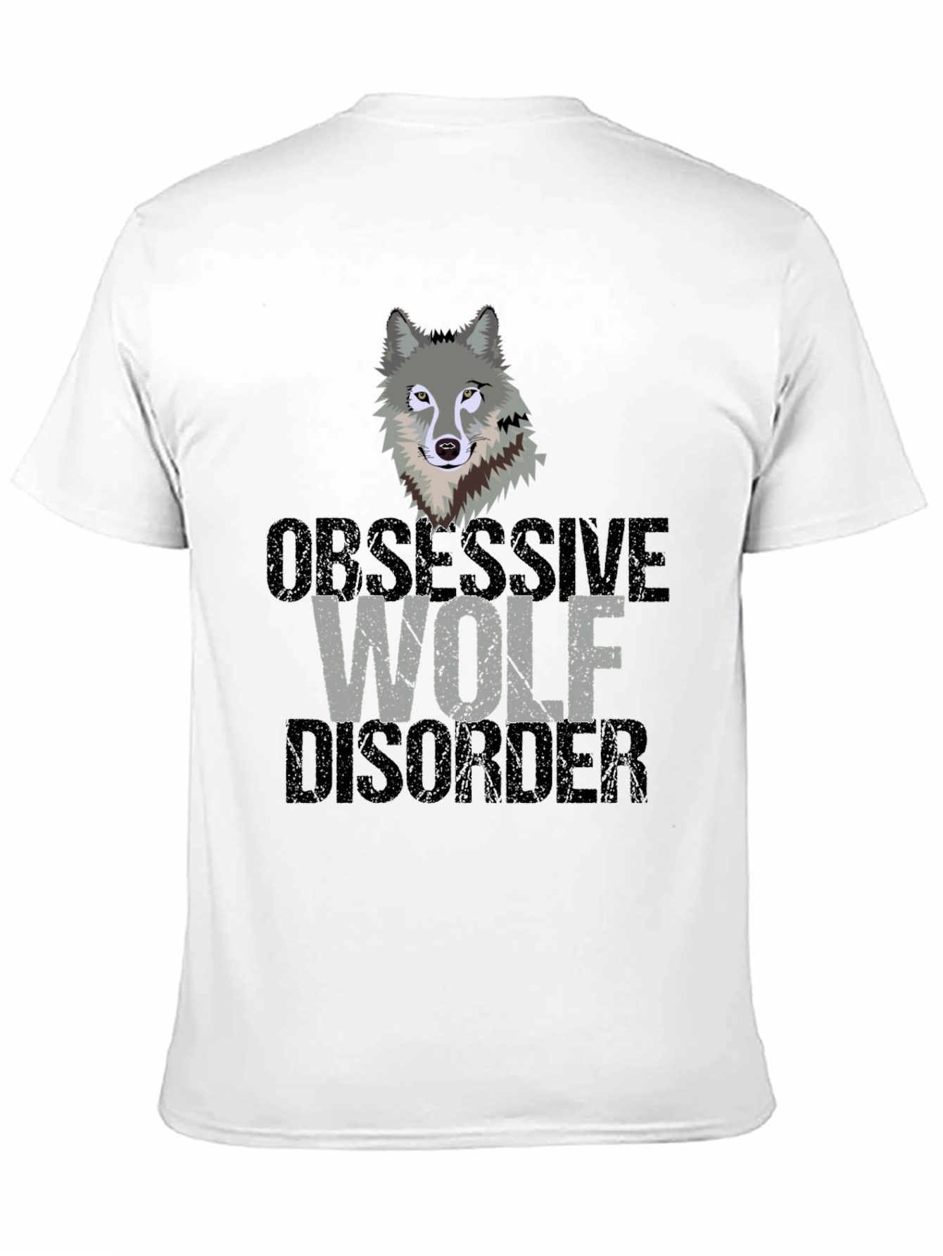 Obsessive Wolf Disorder T-Shirt - Mens Graphic Tee