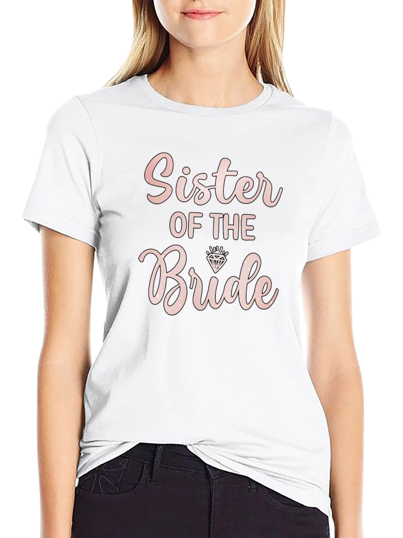 Sister of the Bride T-Shirt Bridal Party Tee
