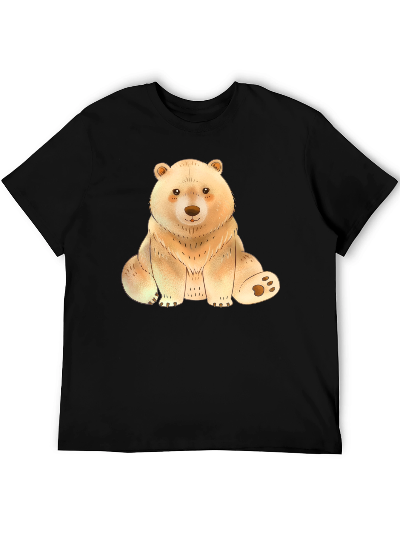 Cute Bear Graphic Tee - Soft Print