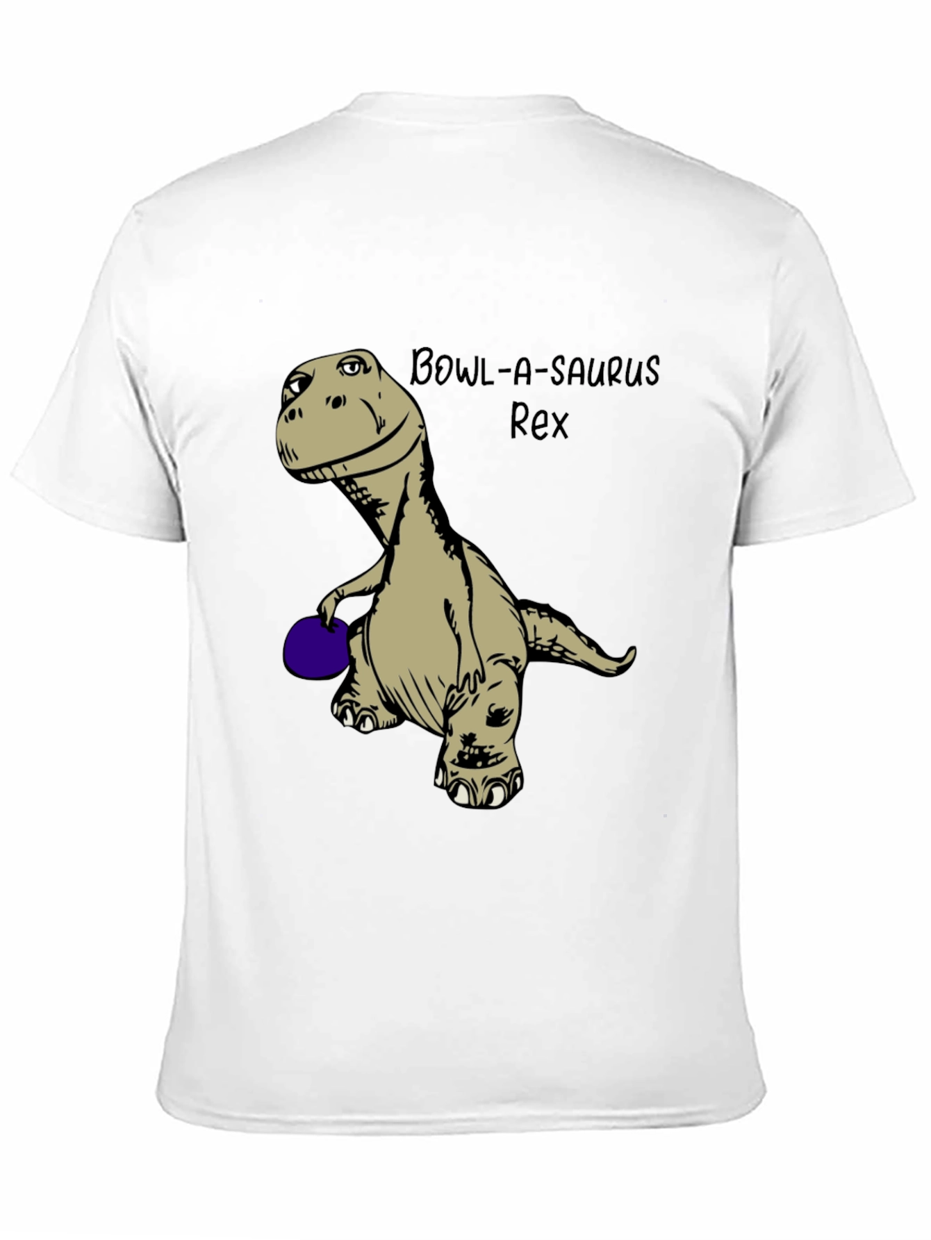 Bowl-A-Saurus Rex T-Shirt: Dinosaur Bowling Tee