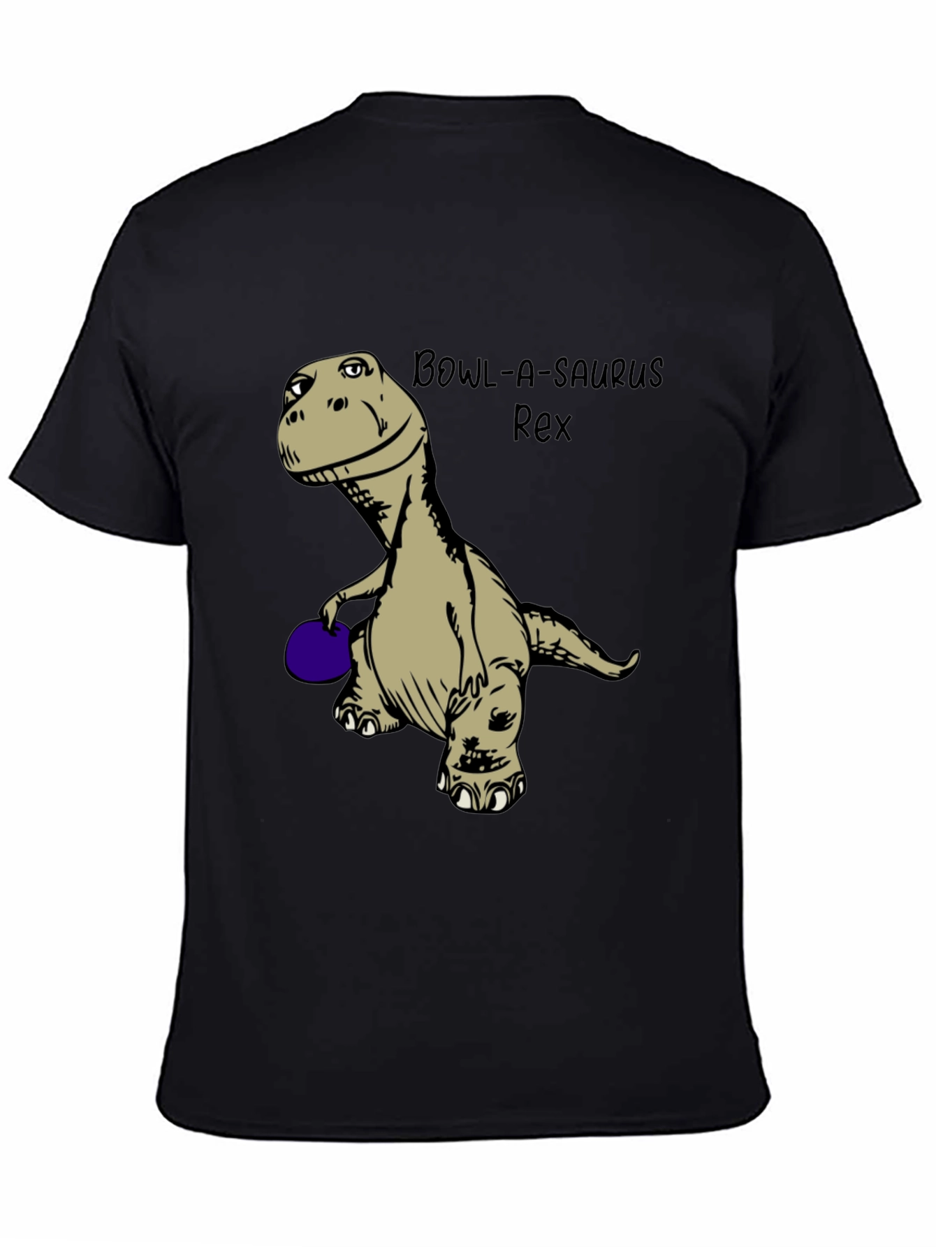 Bowl-A-Saurus Rex T-Shirt: Dinosaur Bowling Tee