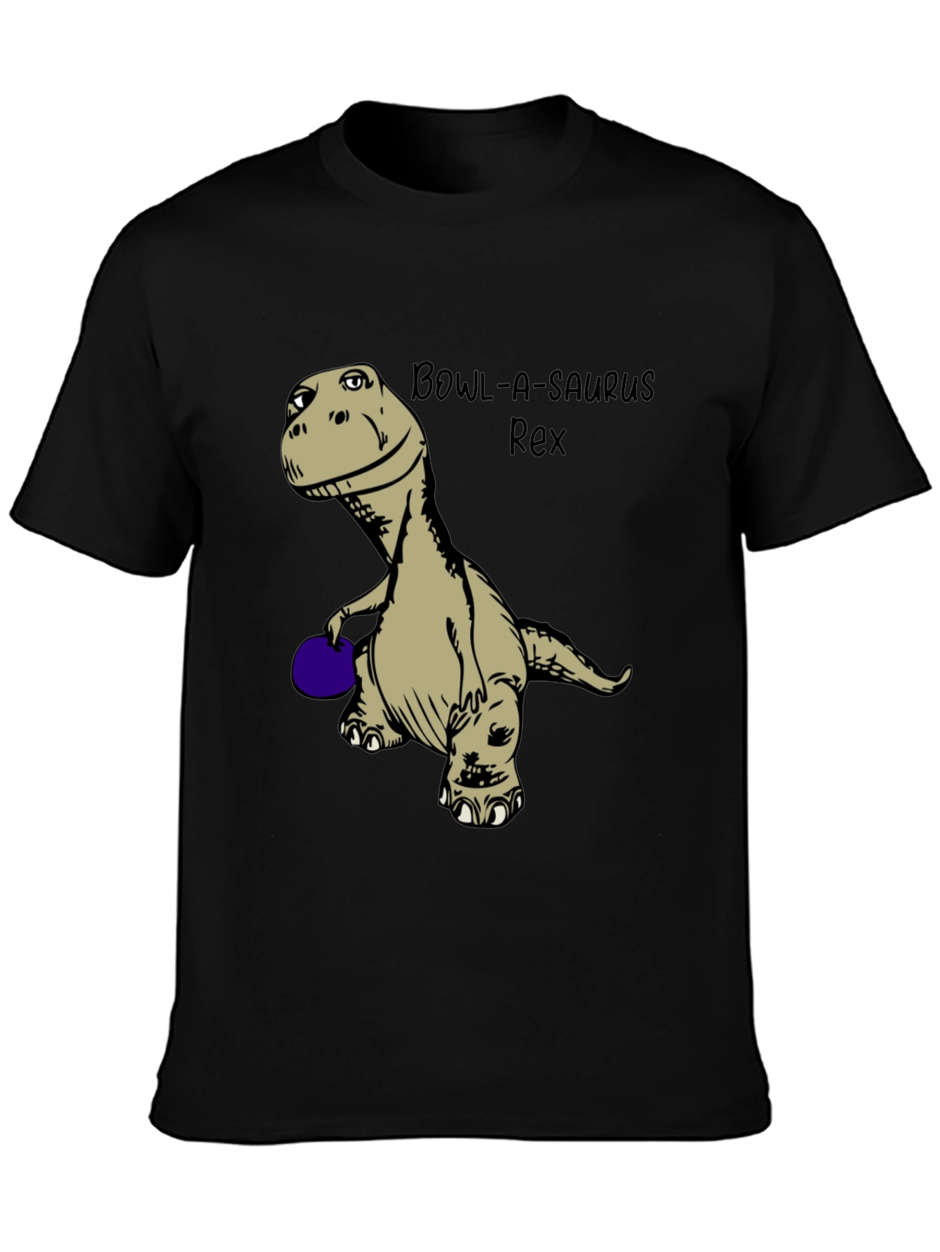 Bowl-A-Saurus Rex T-Shirt: Dinosaur Bowling Tee