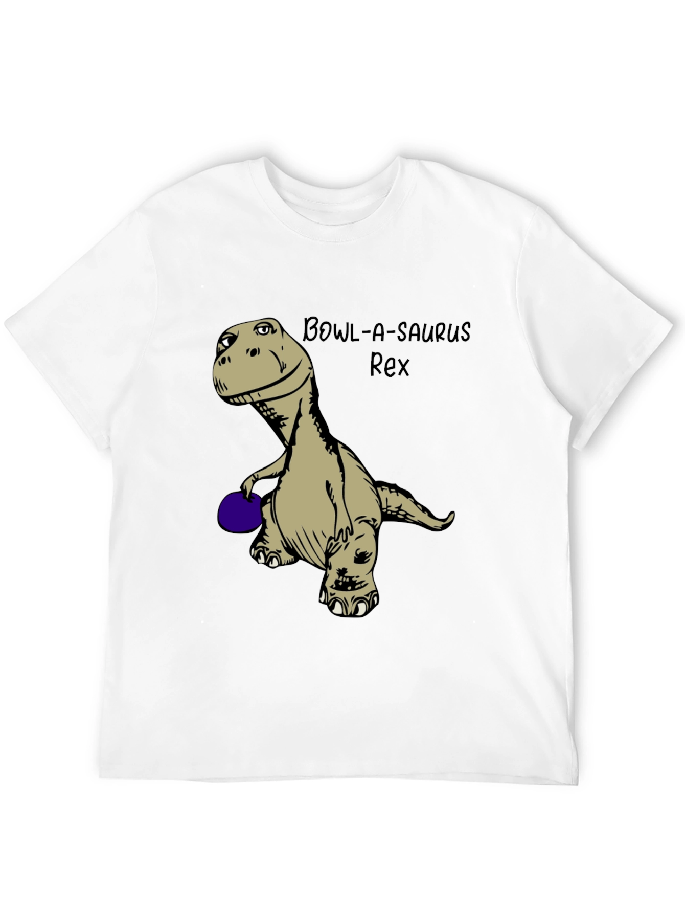 Bowl-A-Saurus Rex T-Shirt: Dinosaur Bowling Tee