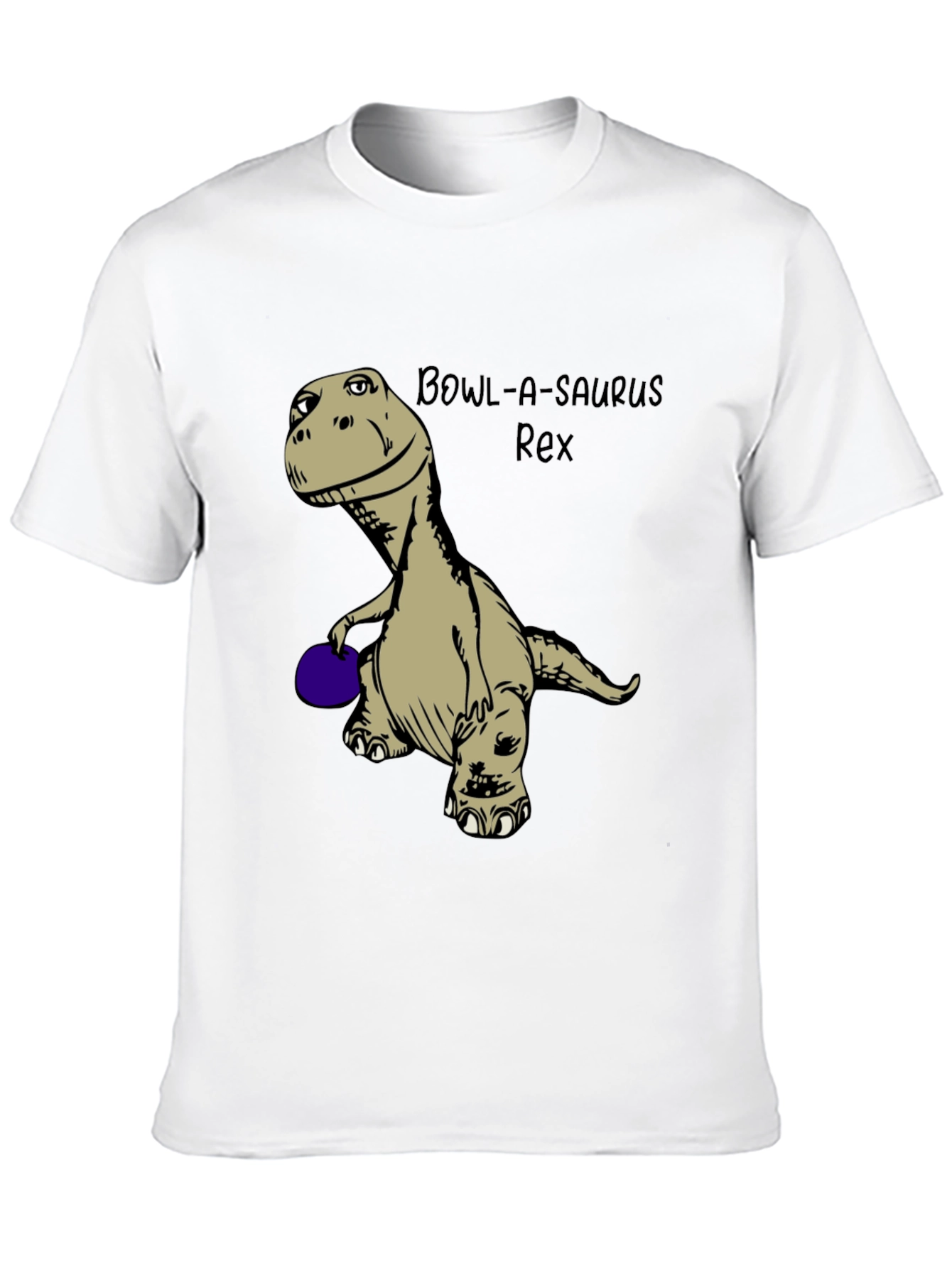 Bowl-A-Saurus Rex T-Shirt: Dinosaur Bowling Tee