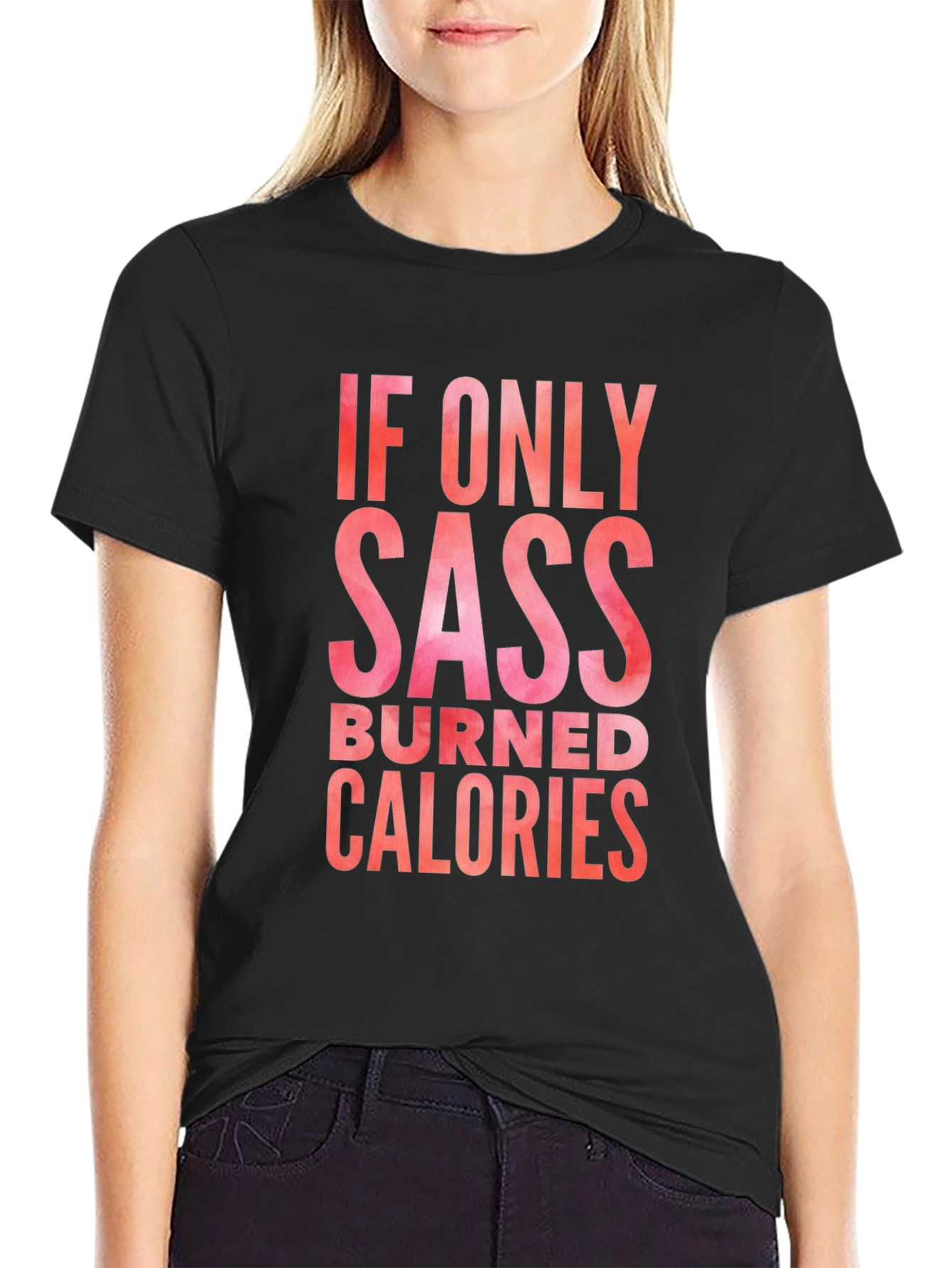 Sass Burned Calories Graphic Tee