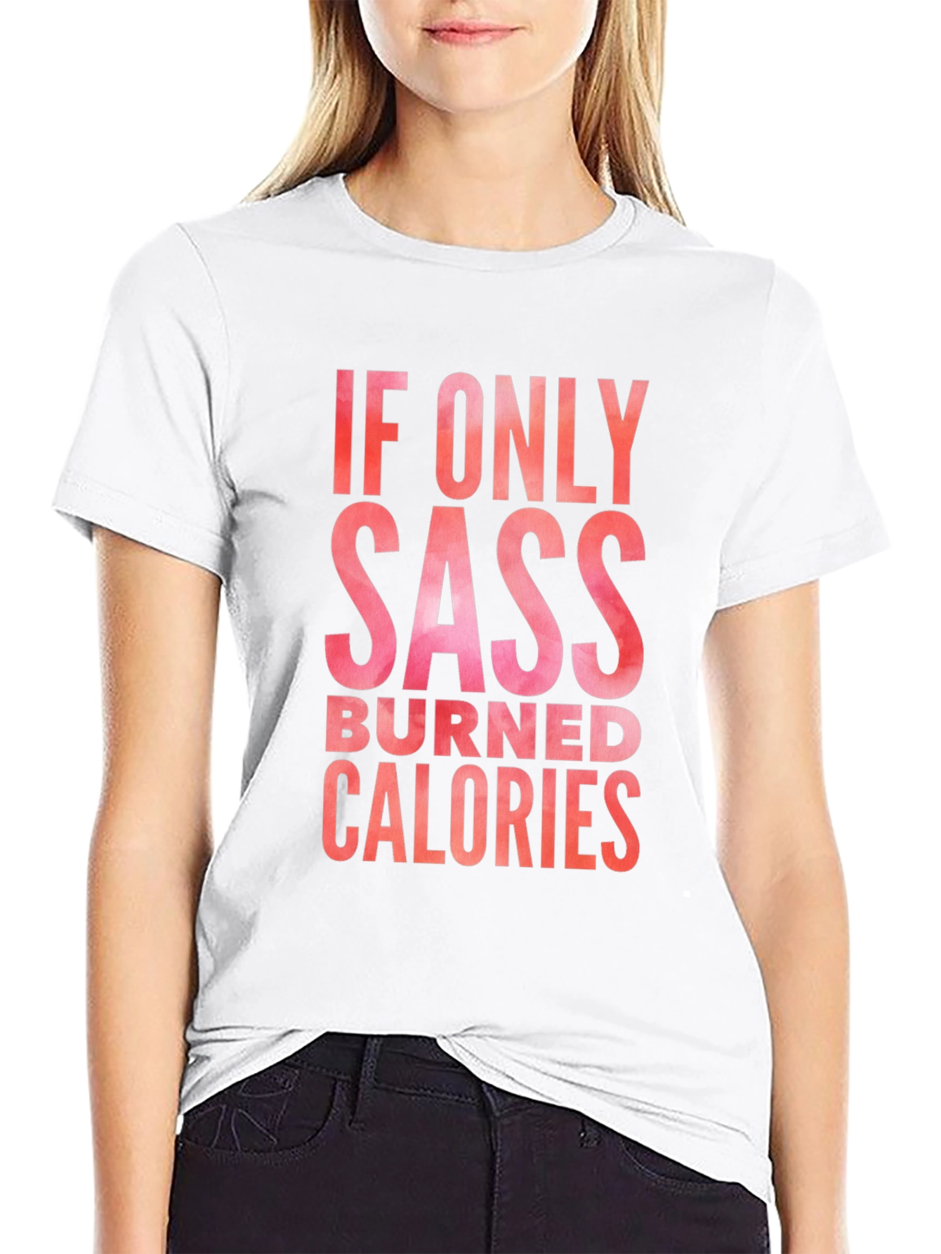 Sass Burned Calories Graphic Tee