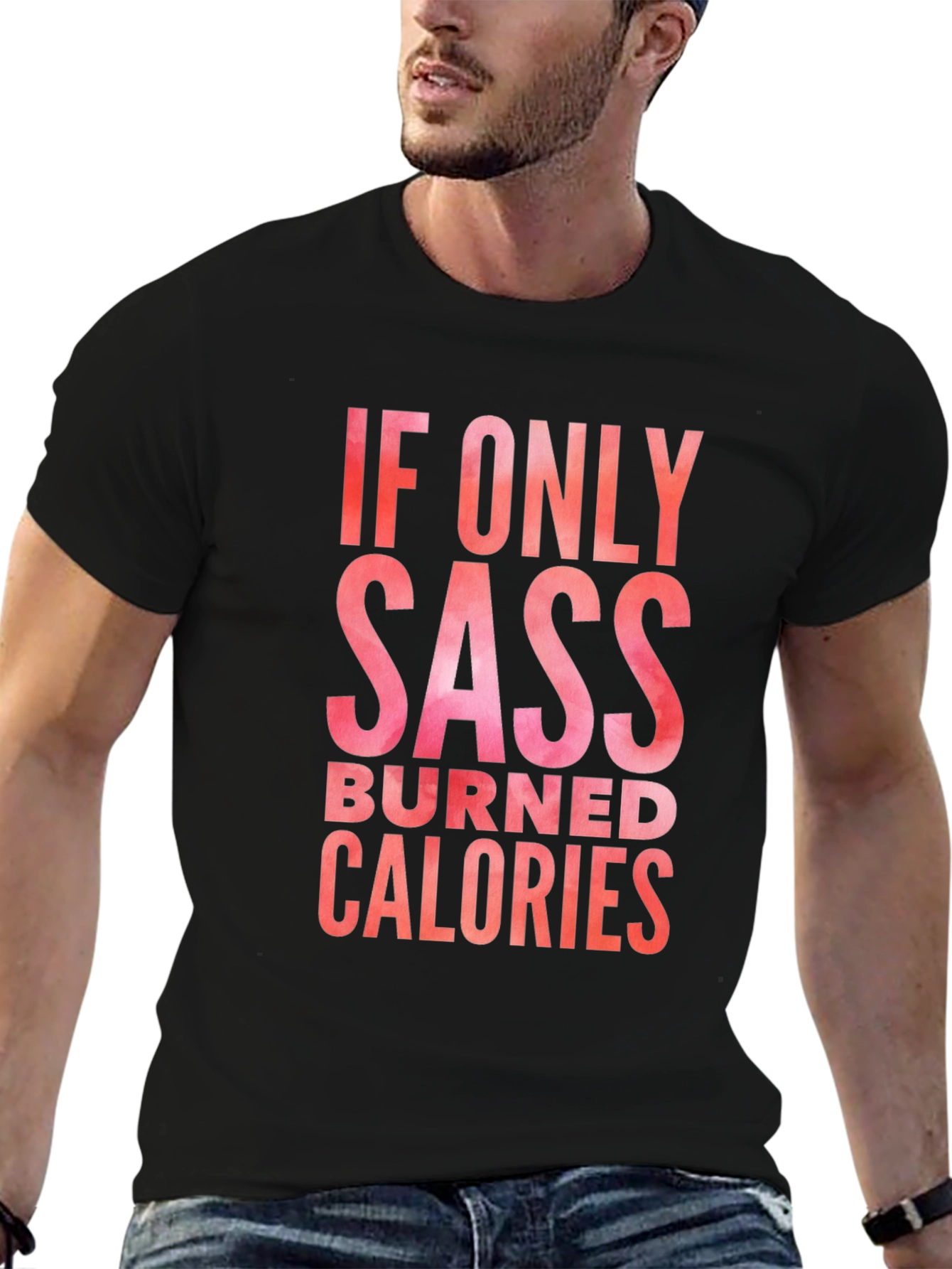 Sass Burned Calories Graphic Tee