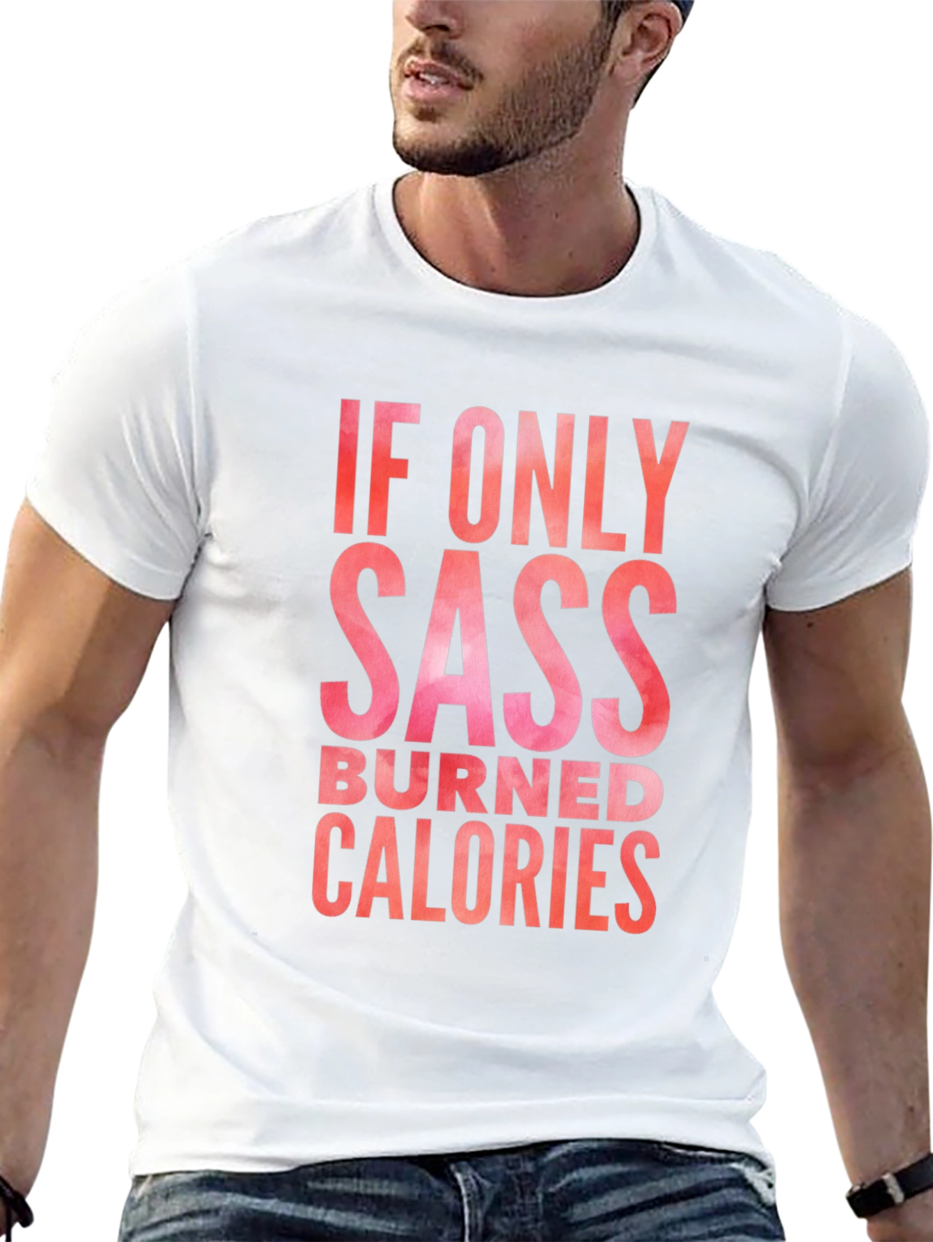 Sass Burned Calories Graphic Tee