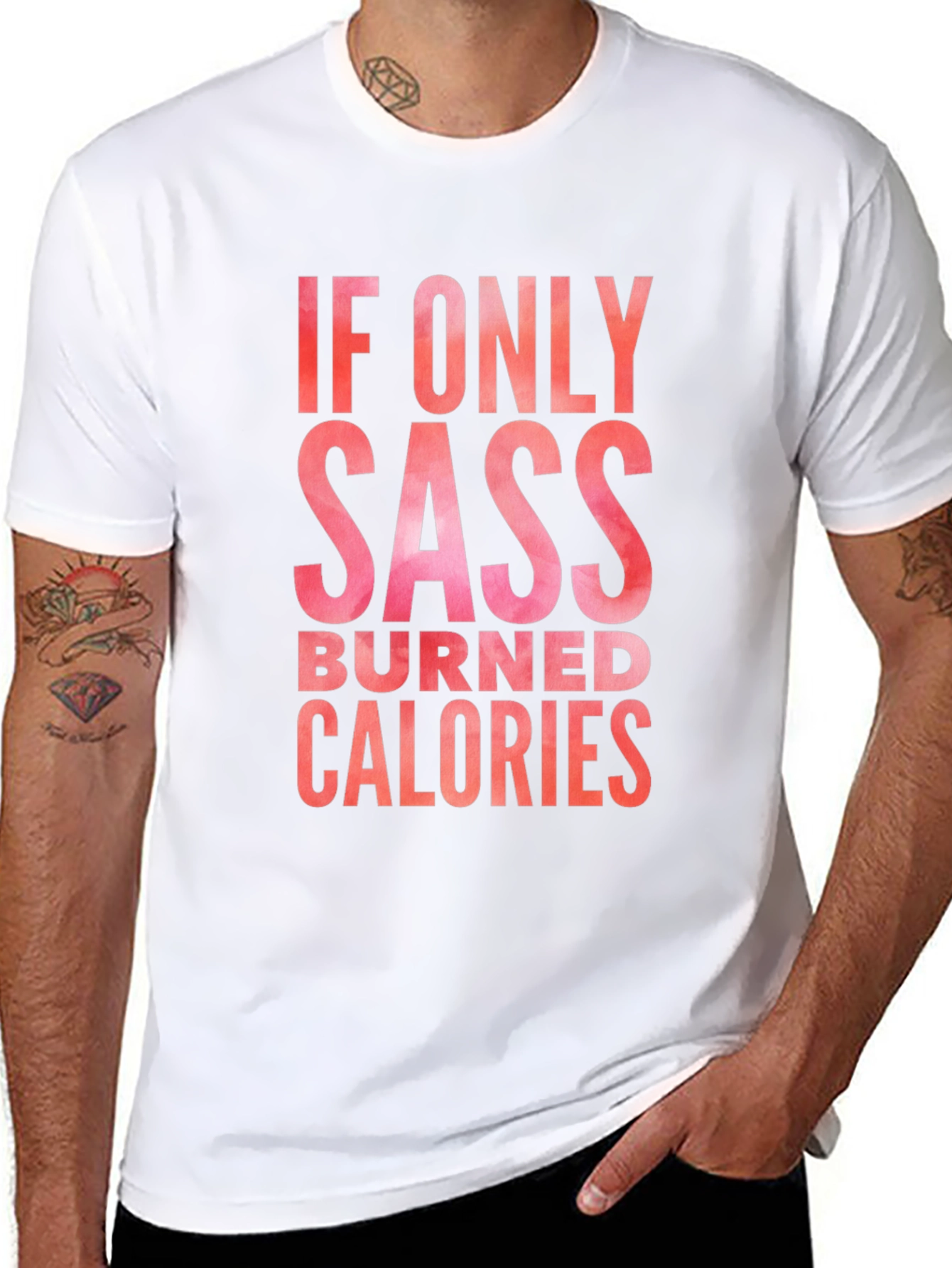 Sass Burned Calories Graphic Tee