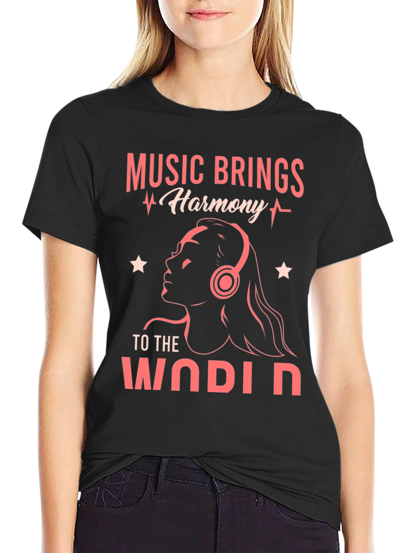 Music Brings Harmony Graphic Tee