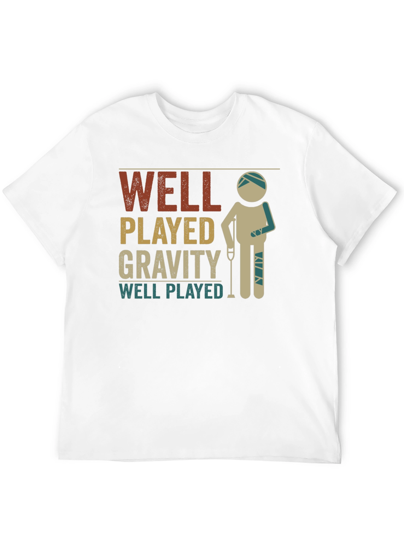 Well Played Gravity Injured Recovery T-Shirt