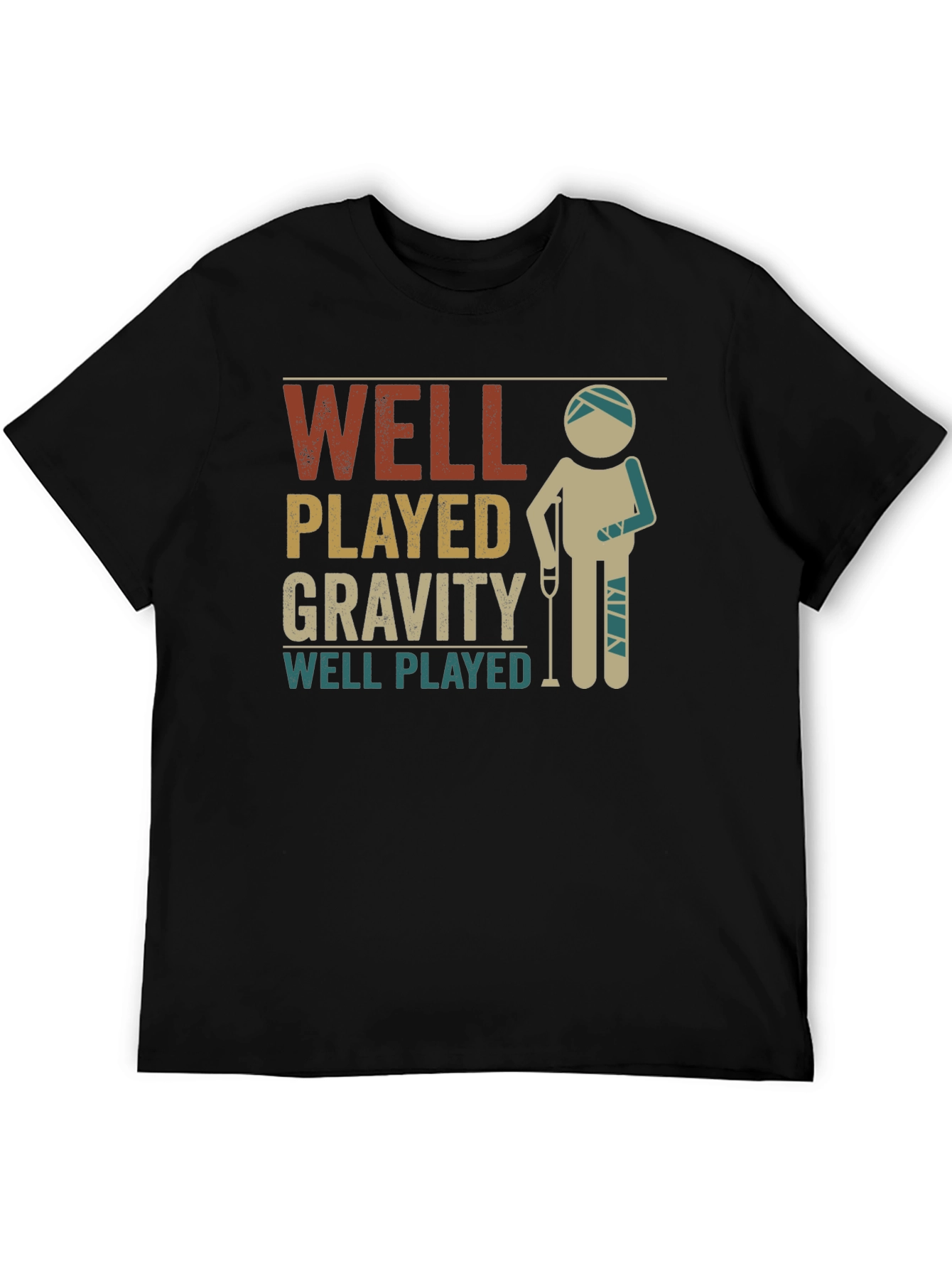Well Played Gravity Injured Recovery T-Shirt