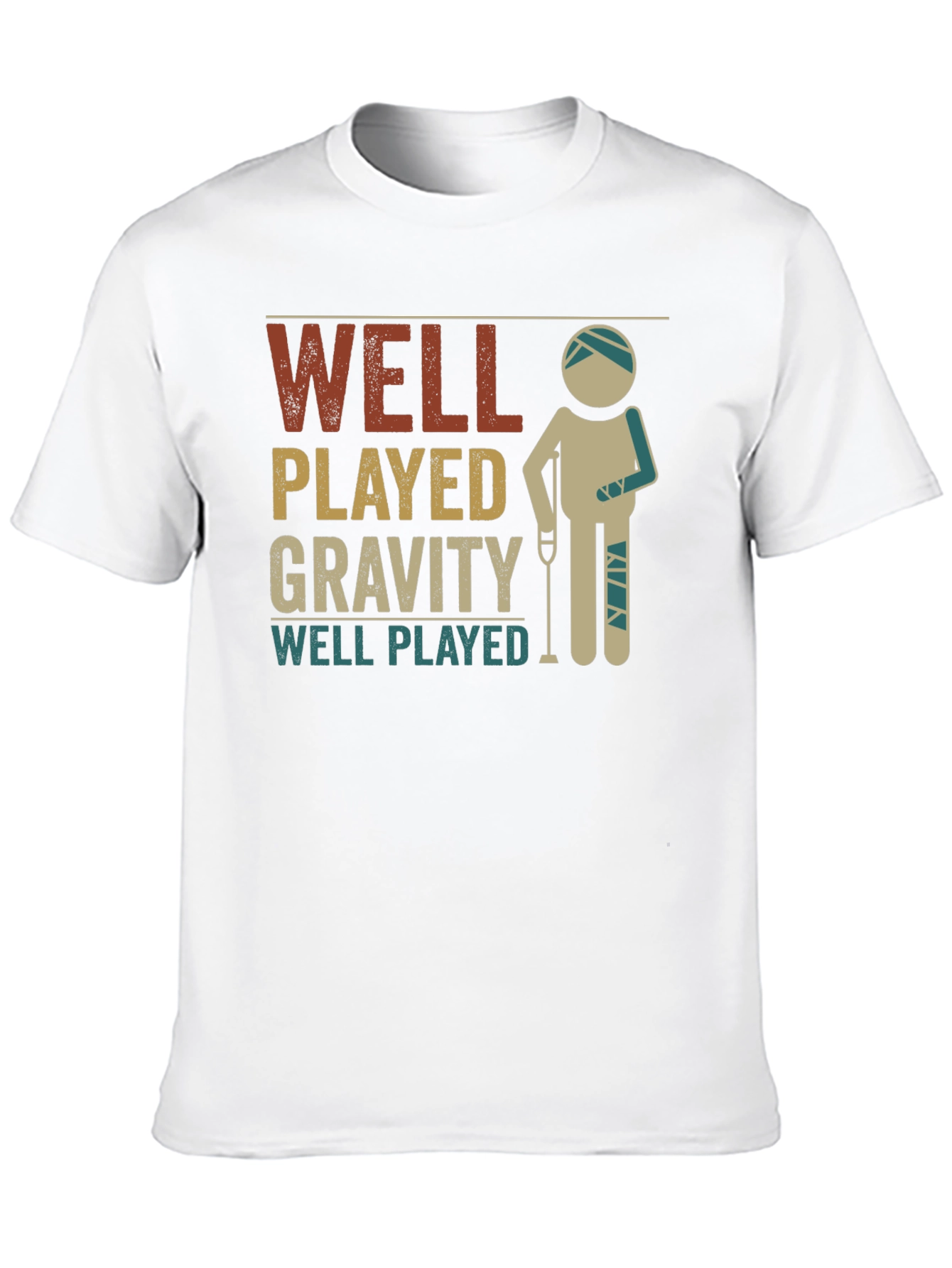 Well Played Gravity Injured Recovery T-Shirt
