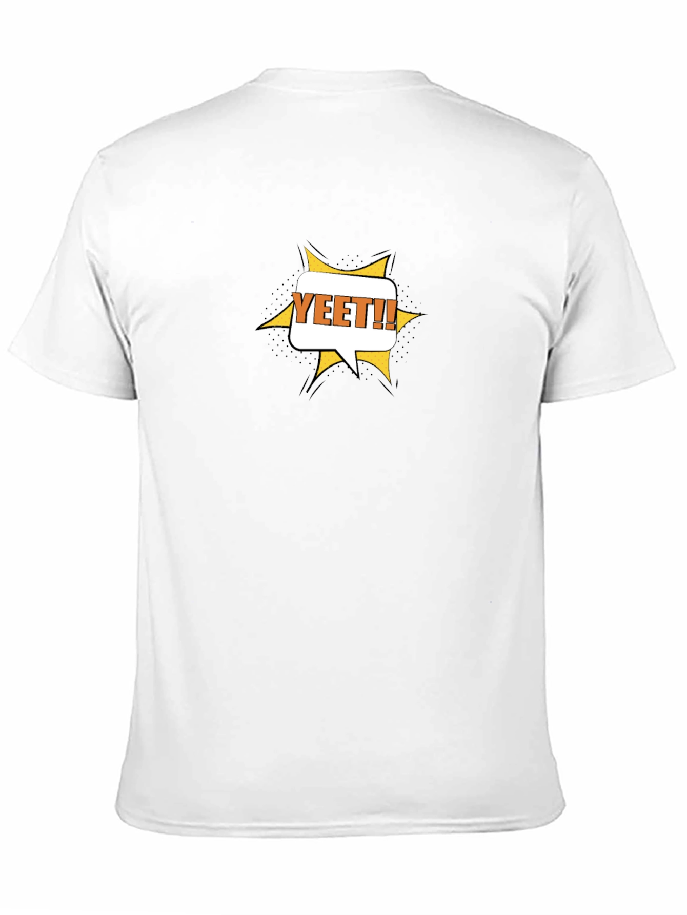 YEET! Graphic Tee - Black Cotton Casual T-Shirt