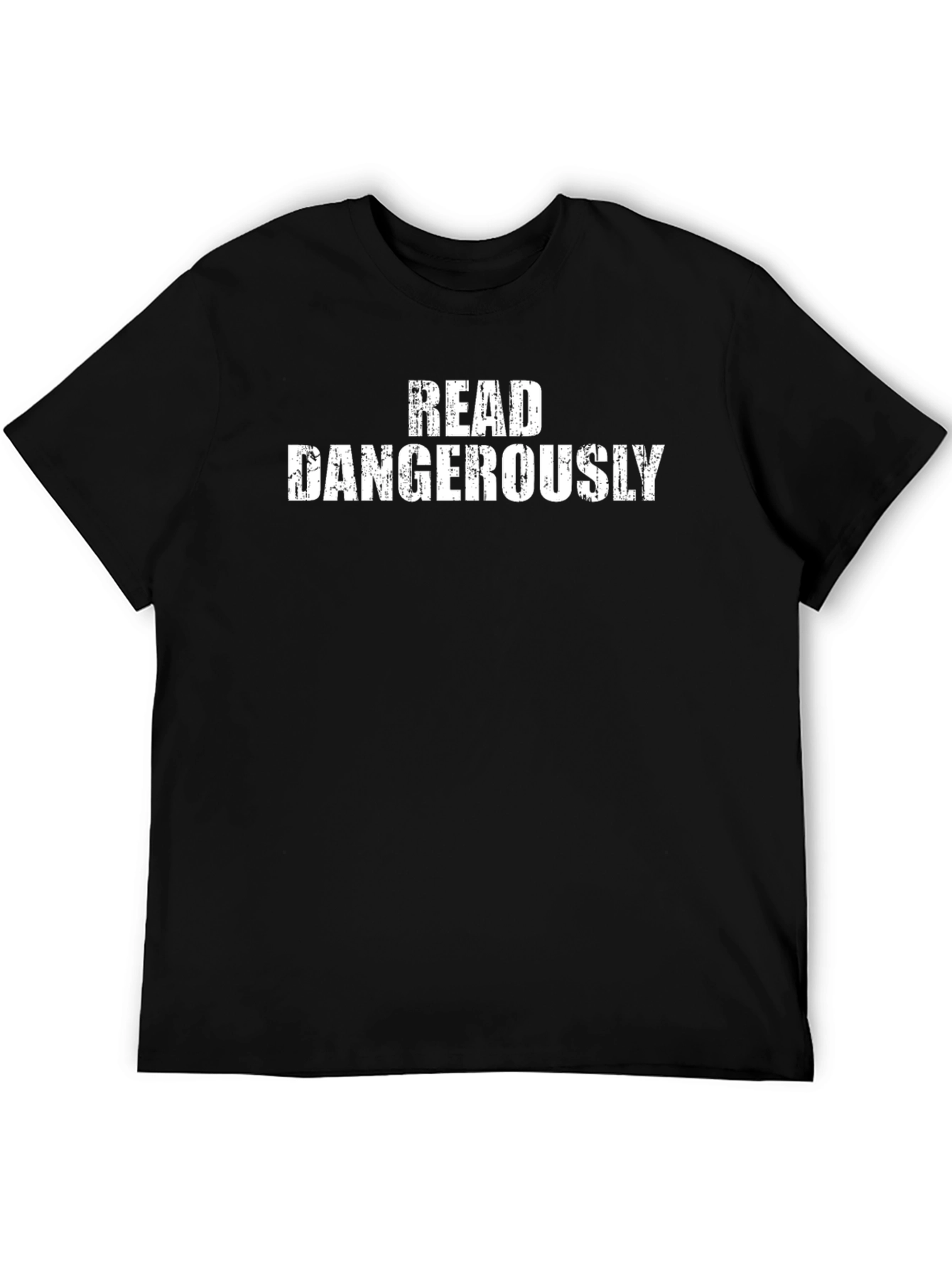 Read Dangerously Graphic Tee - Bold Black T-Shirt