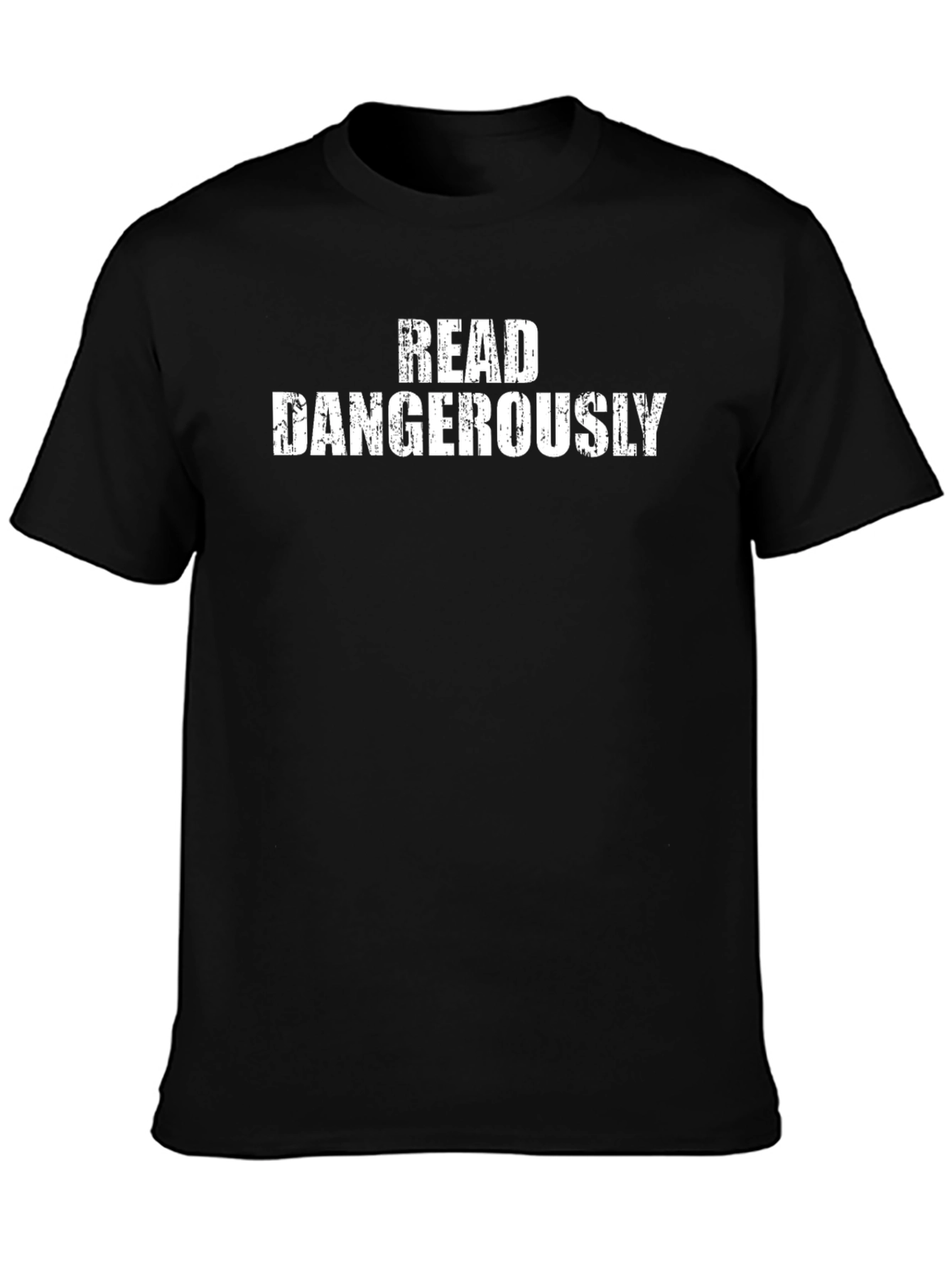Read Dangerously Graphic Tee - Bold Black T-Shirt