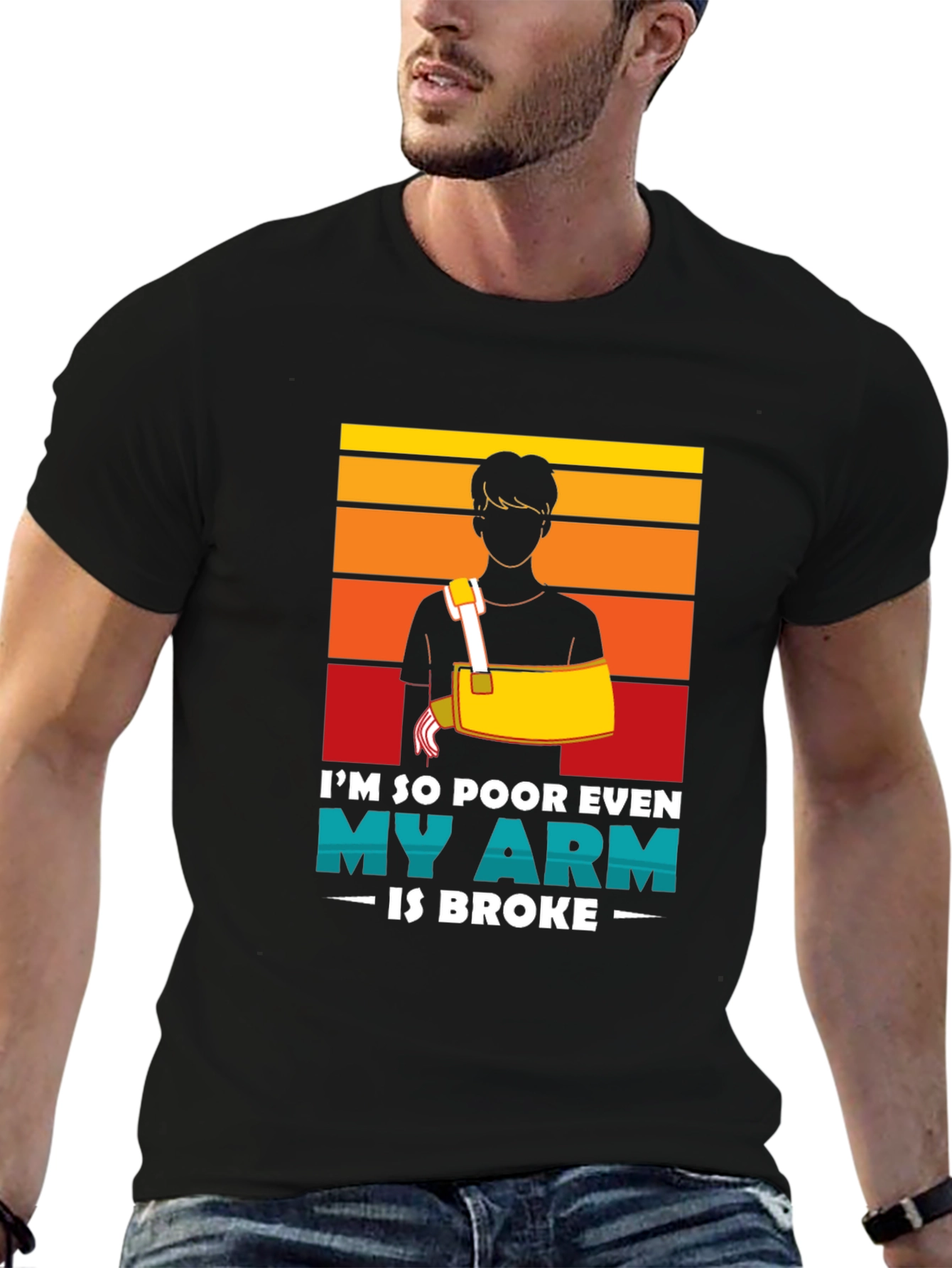 Funny Broken Arm Humor T-Shirt