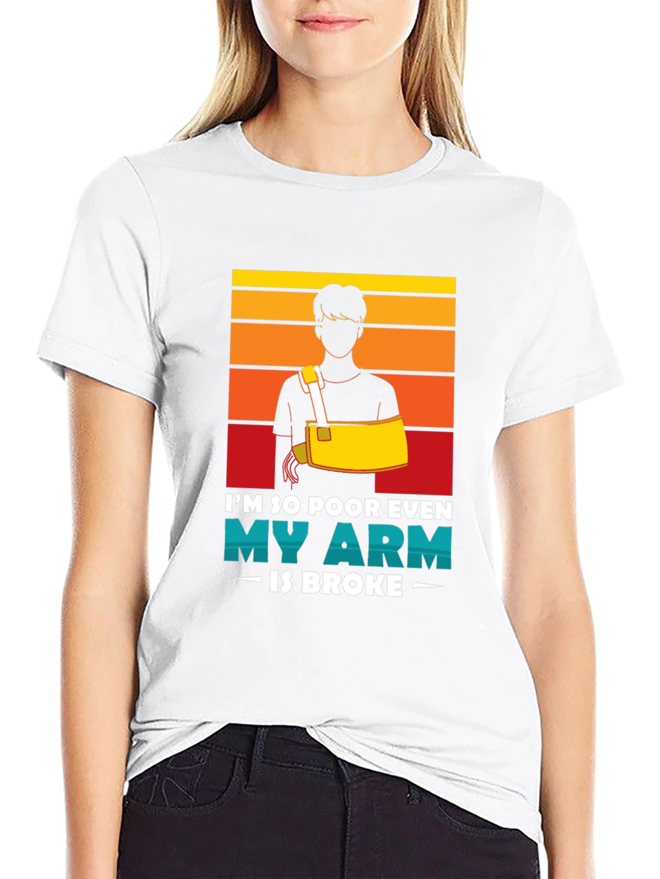 Funny Broken Arm Humor T-Shirt