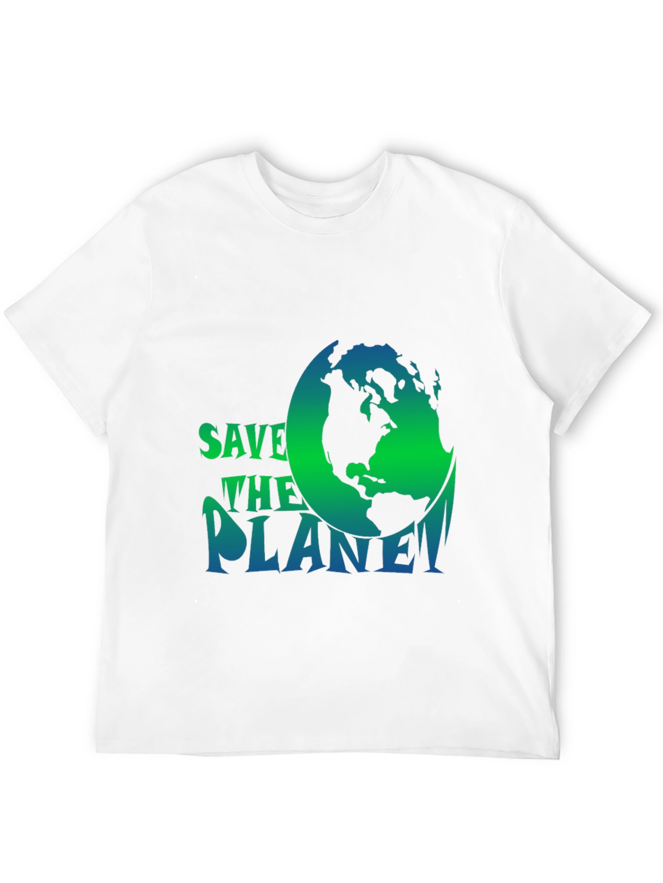 Eco-Friendly Save The Planet Graphic Tee