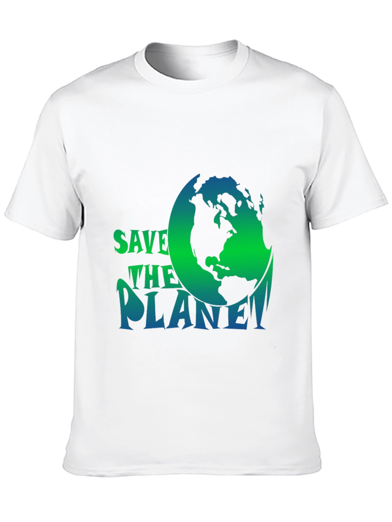 Eco-Friendly Save The Planet Graphic Tee