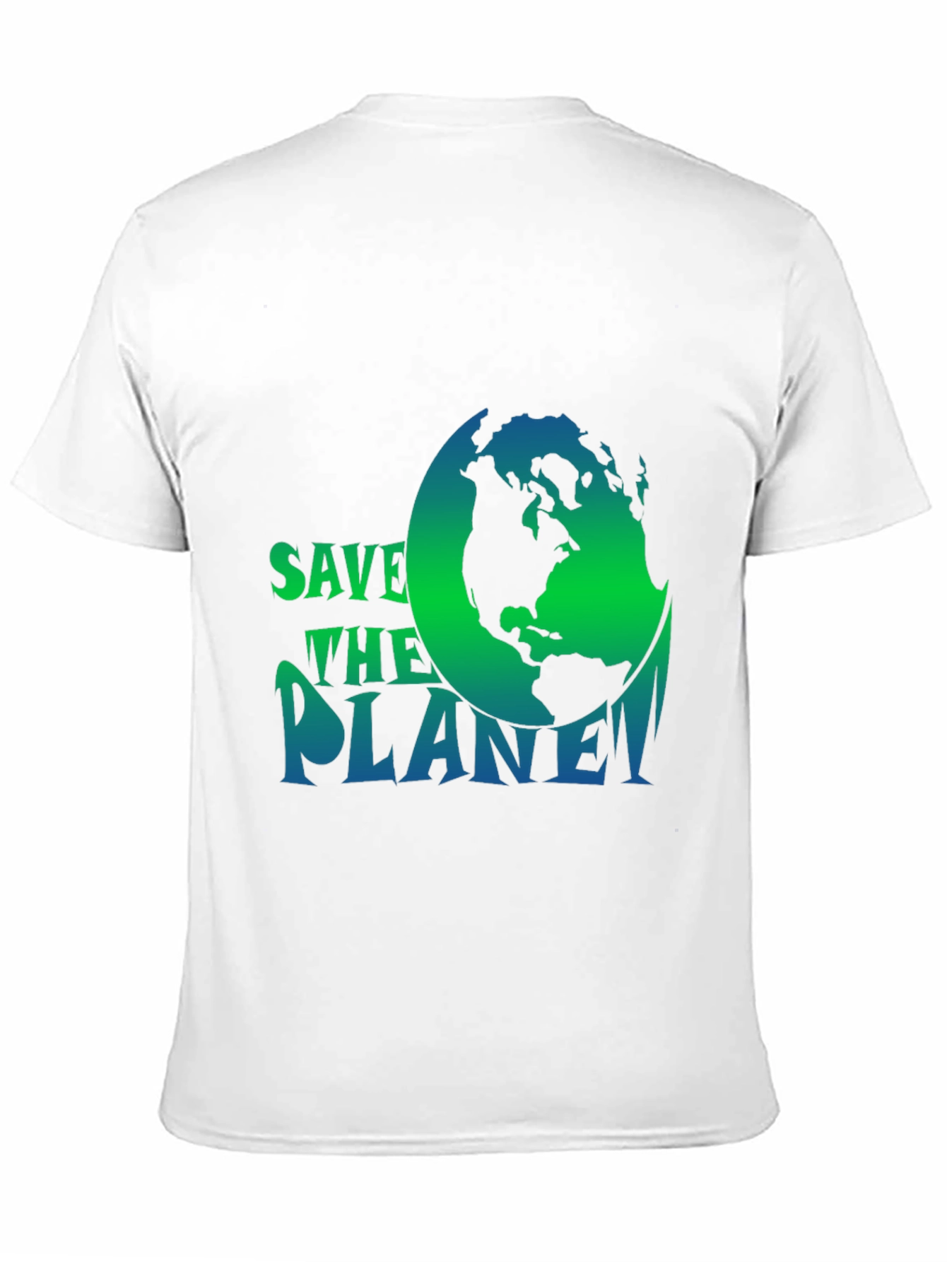 Eco-Friendly Save The Planet Graphic Tee