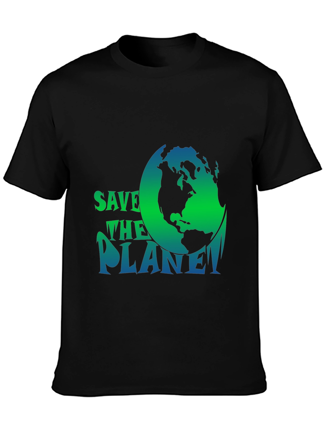 Eco-Friendly Save The Planet Graphic Tee