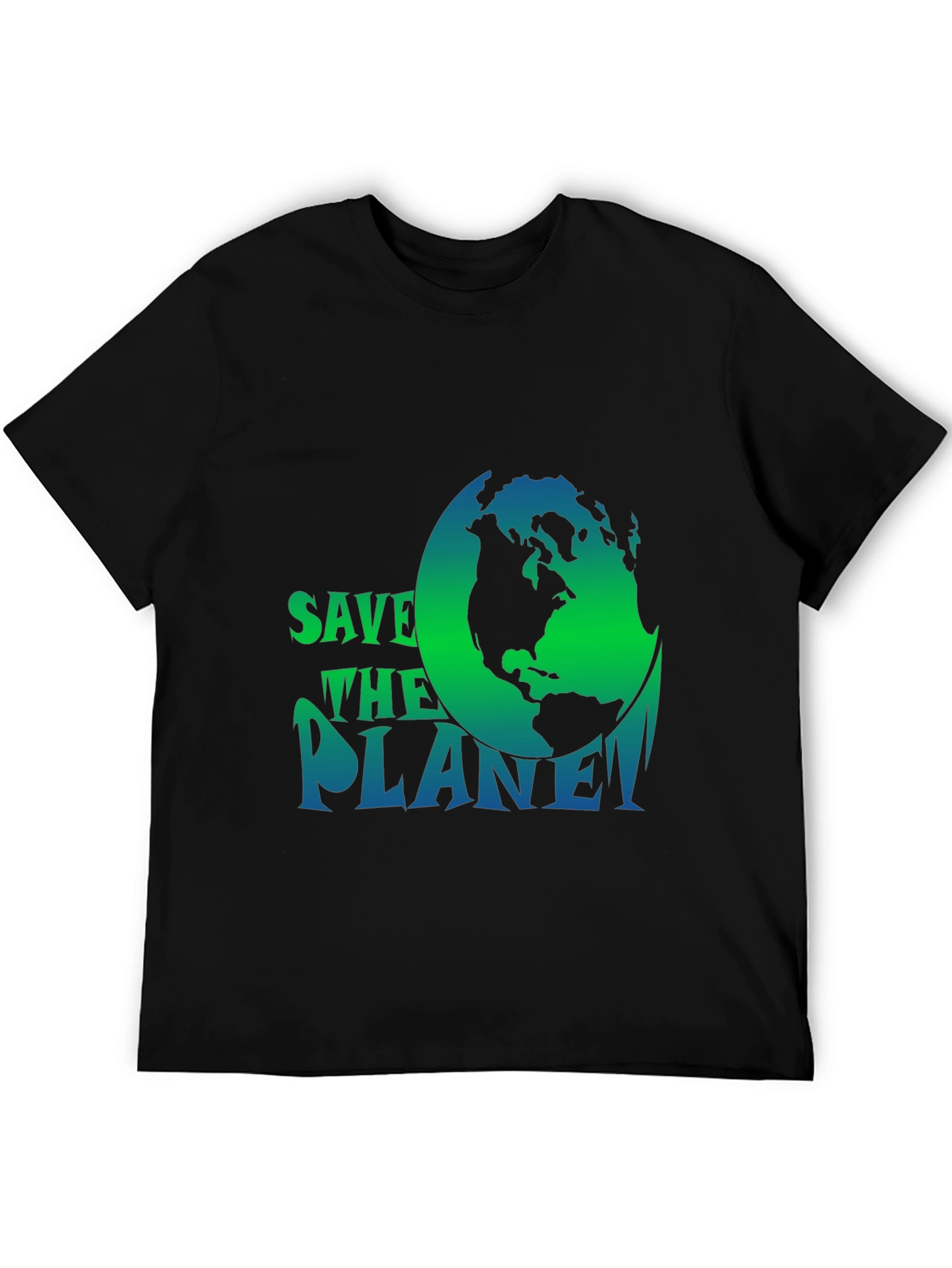 Eco-Friendly Save The Planet Graphic Tee