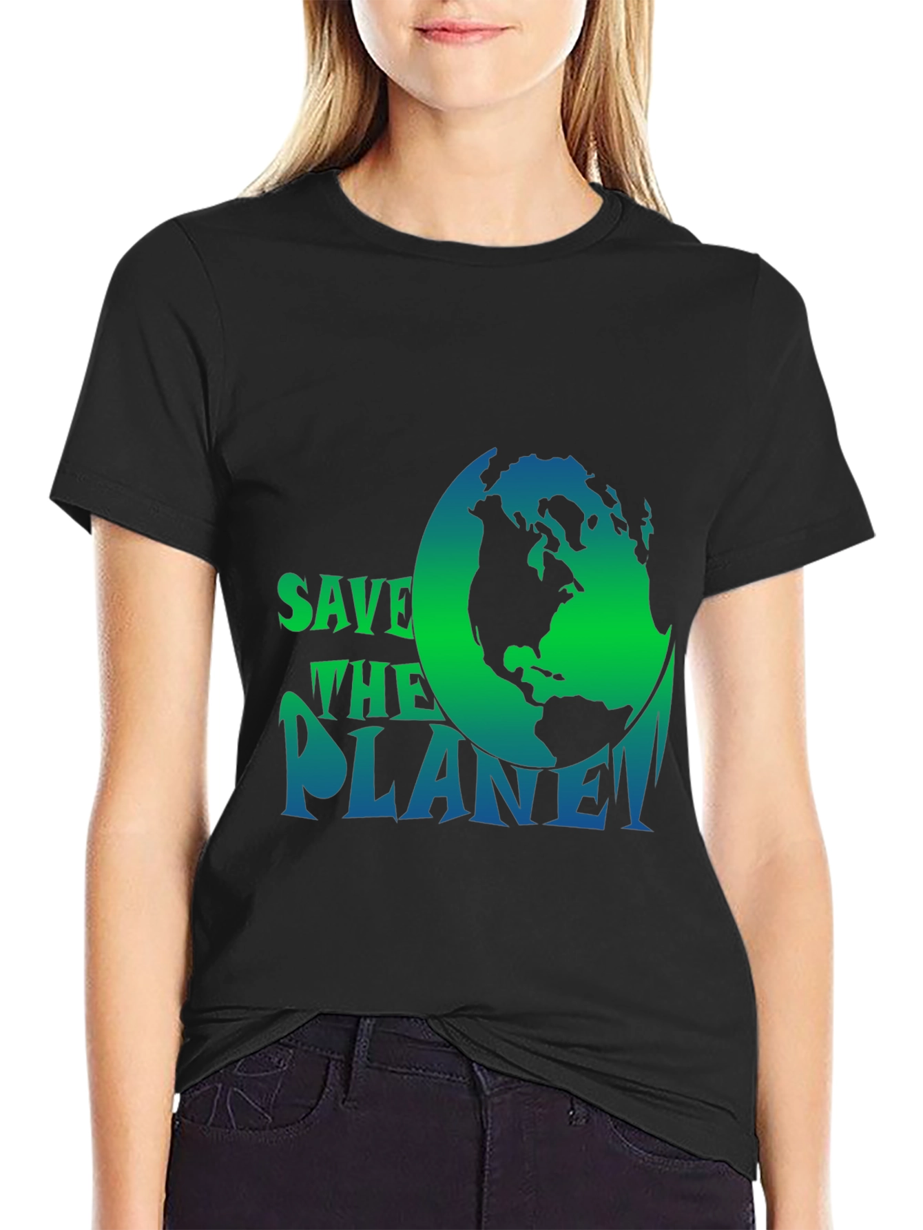 Eco-Friendly Save The Planet Graphic Tee