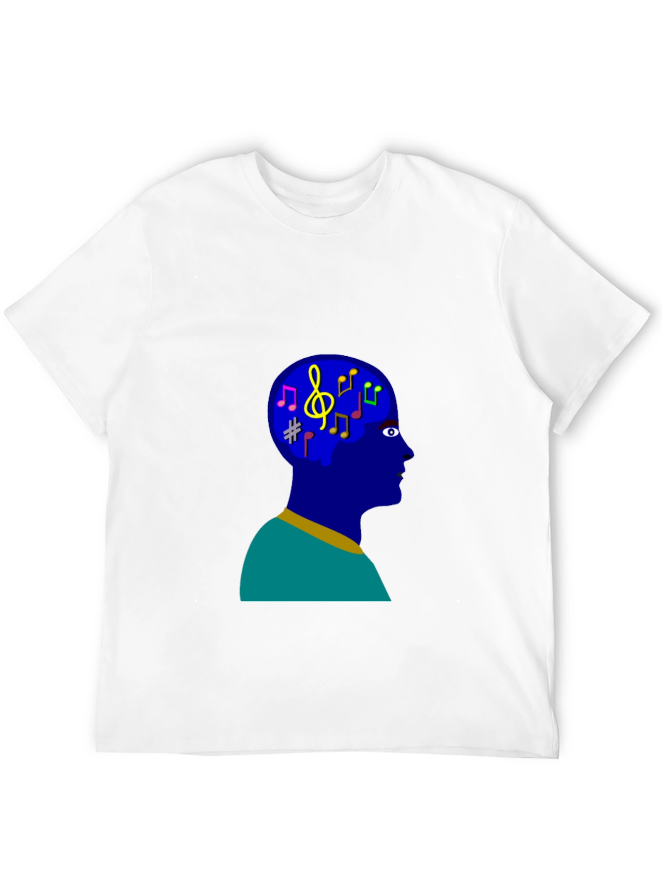 Musical Mind T-Shirt - Black Cotton Tee