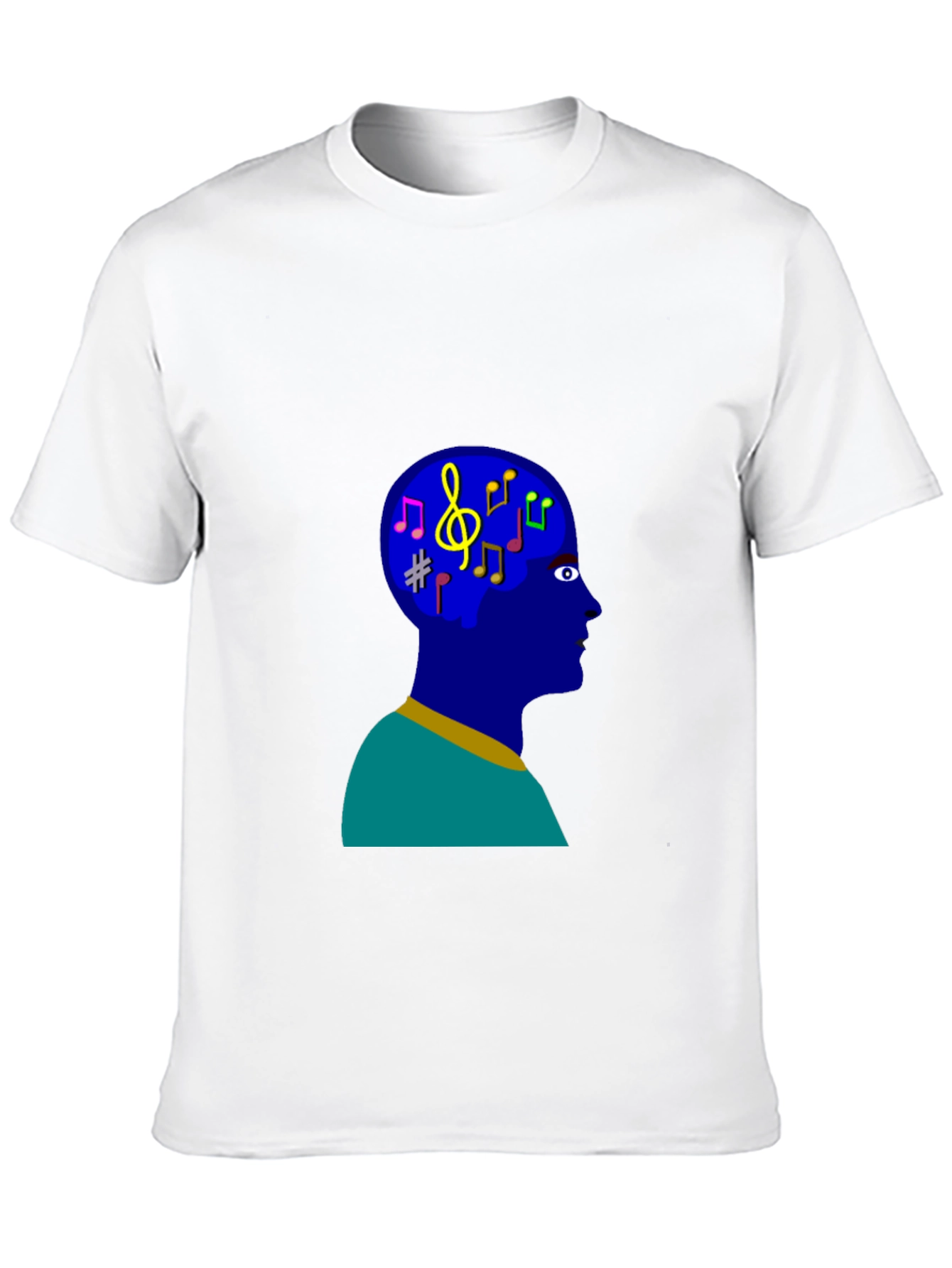 Musical Mind T-Shirt - Black Cotton Tee