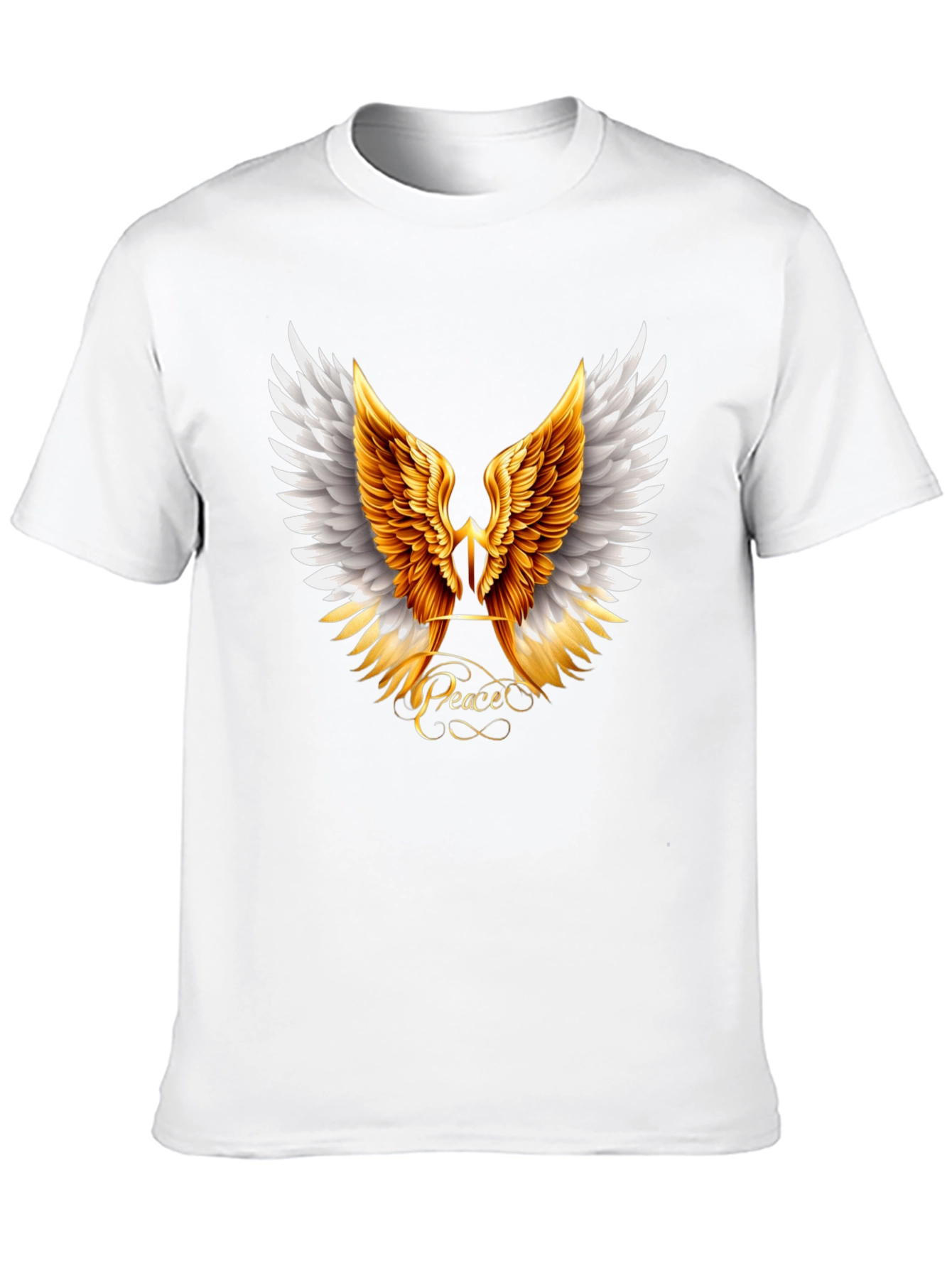 Peace Wings Graphic Tee - Stylish Comfort
