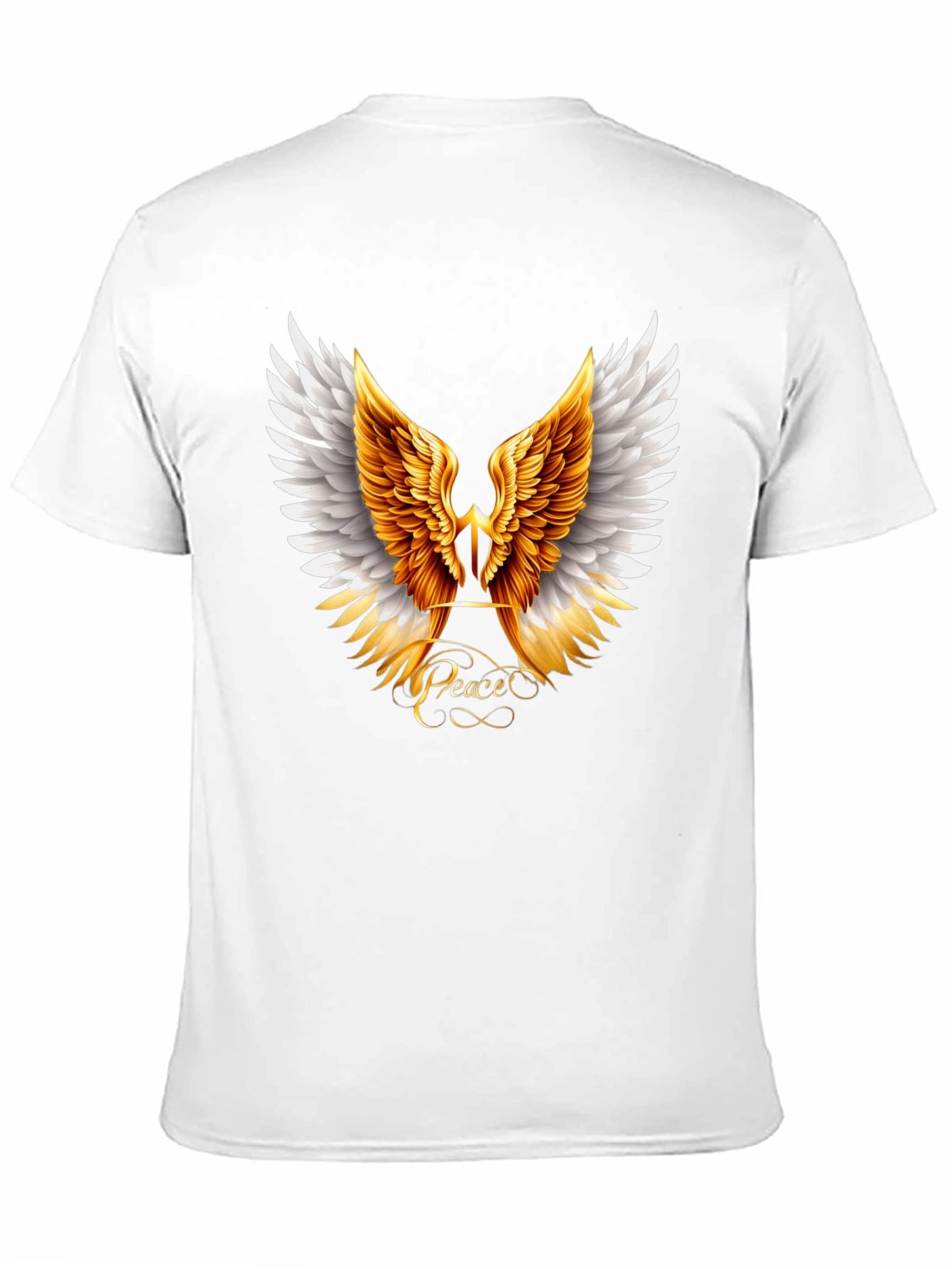 Peace Wings Graphic Tee - Stylish Comfort