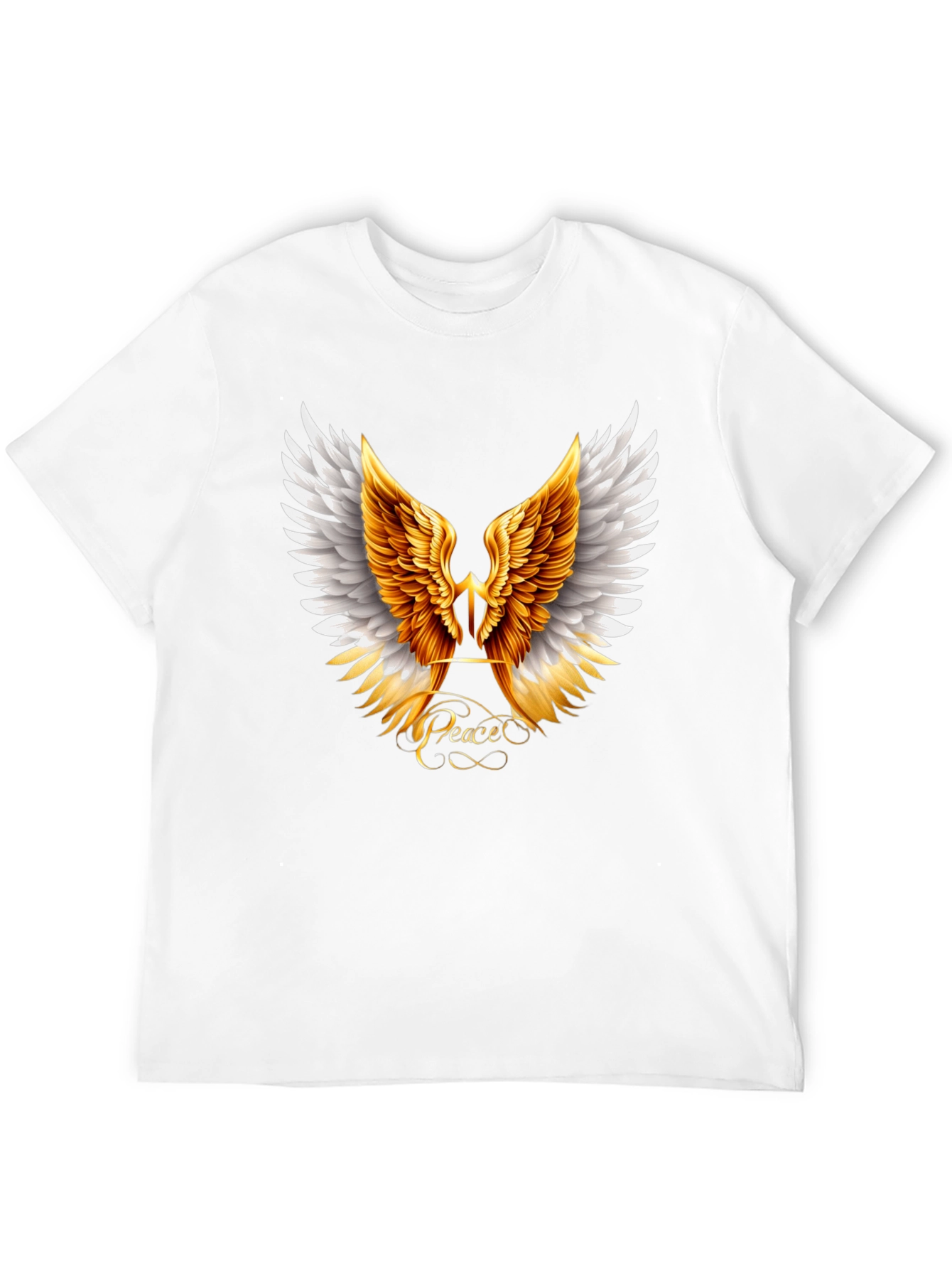 Peace Wings Graphic Tee - Stylish Comfort