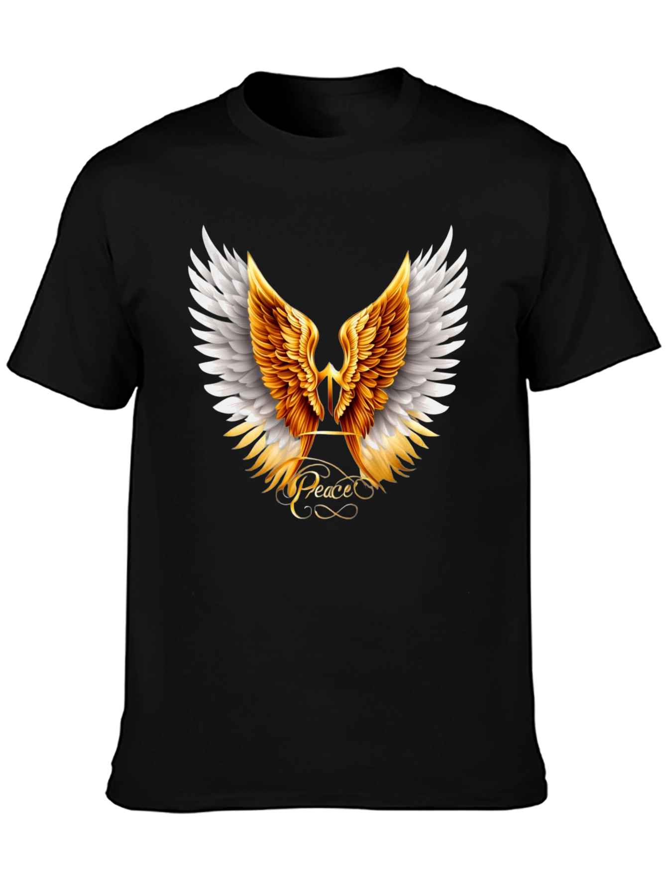 Peace Wings Graphic Tee - Stylish Comfort