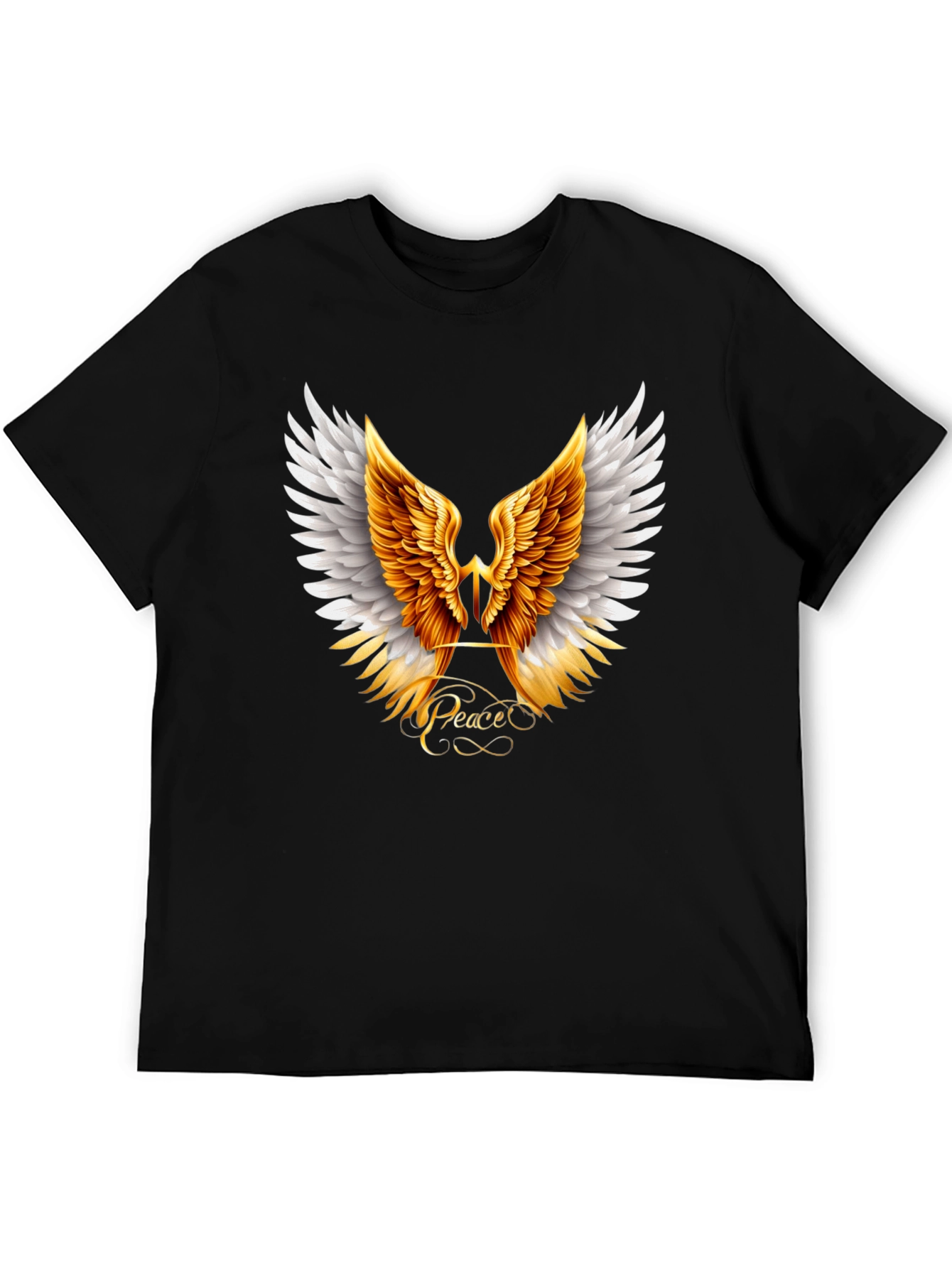 Peace Wings Graphic Tee - Stylish Comfort
