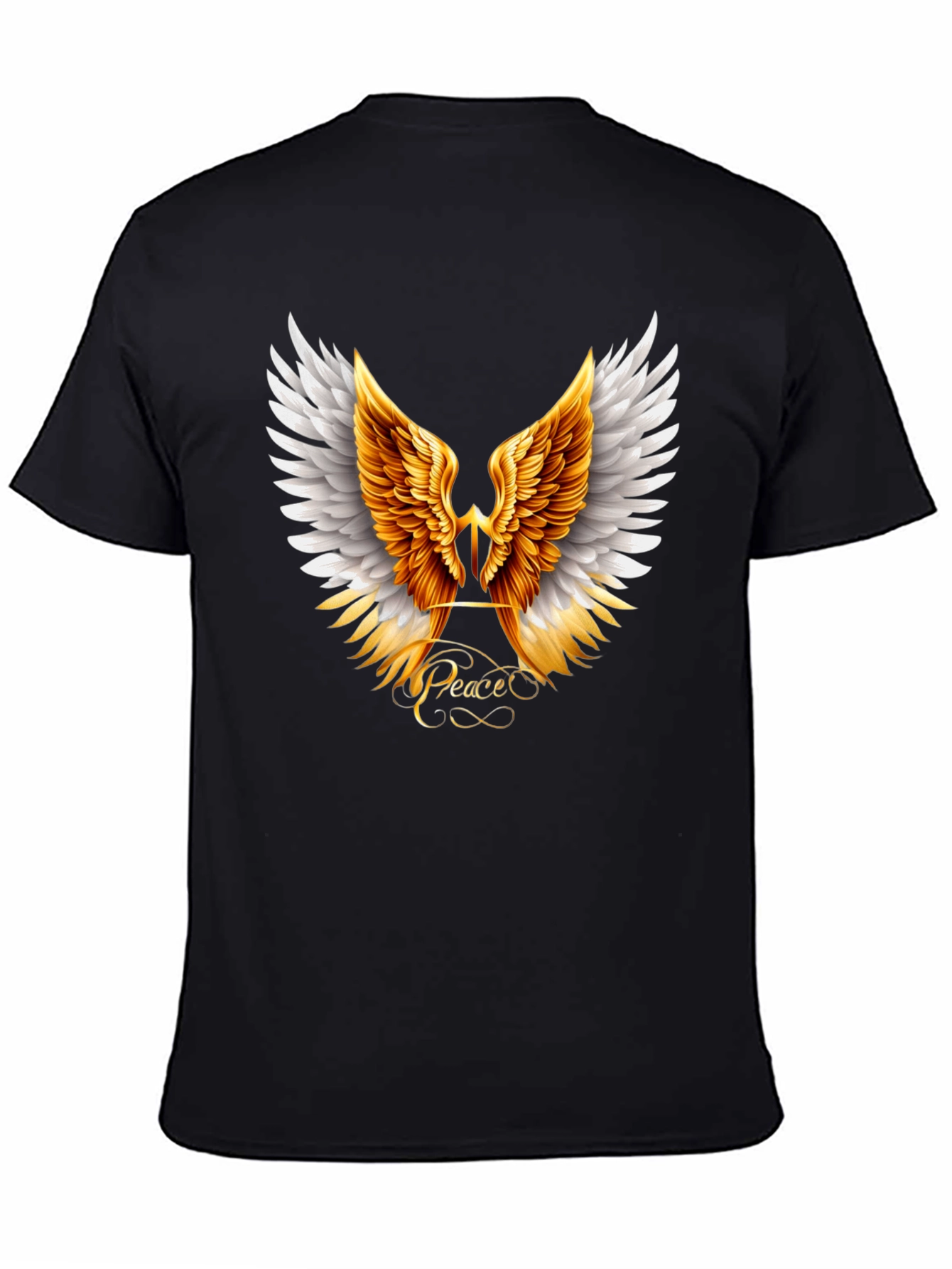Peace Wings Graphic Tee - Stylish Comfort