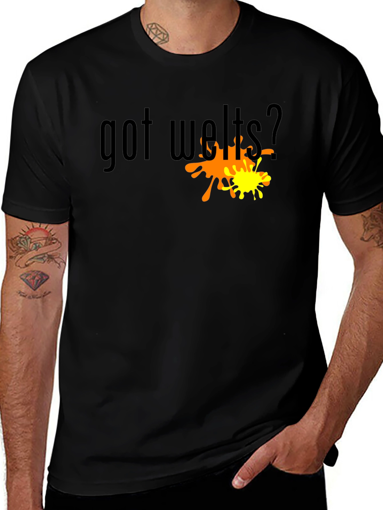 Got Welts? Graphic Tee - Stylish Black T-Shirt