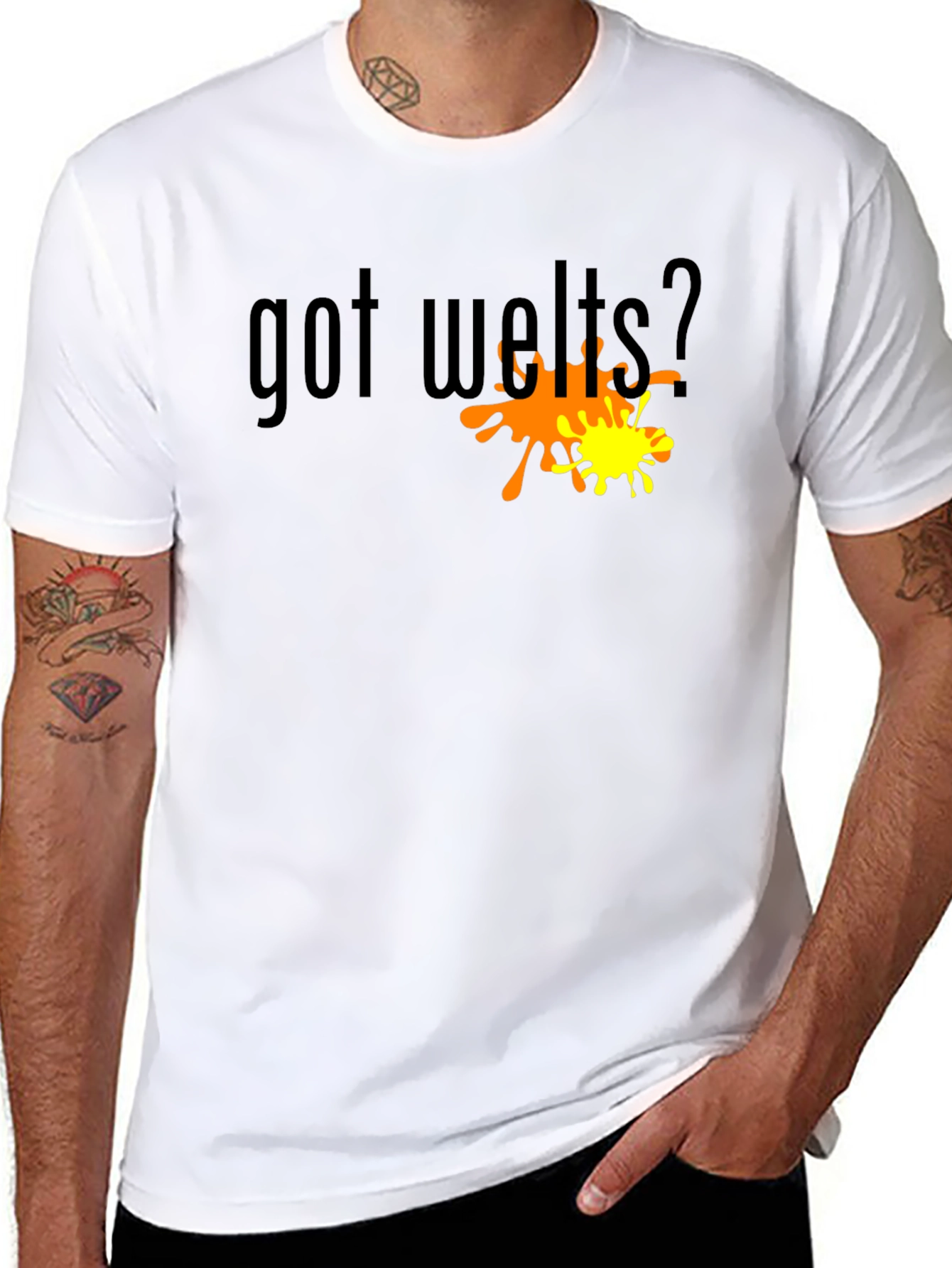 Got Welts? Graphic Tee - Stylish Black T-Shirt