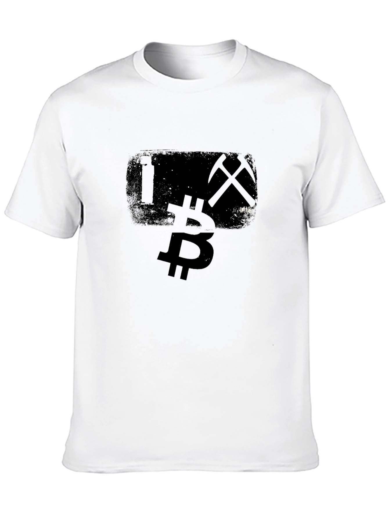 Bitcoin Miner Black Graphic Tee