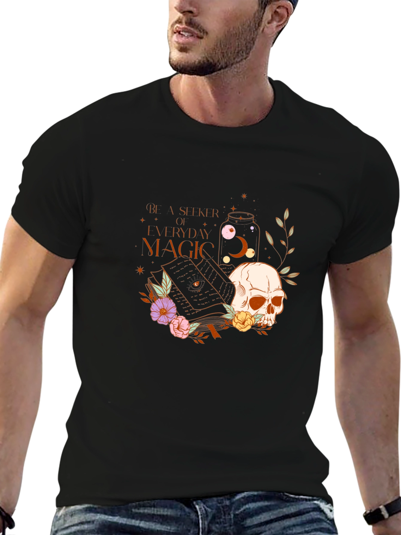 Seeker of Everyday Magic Skull T-Shirt