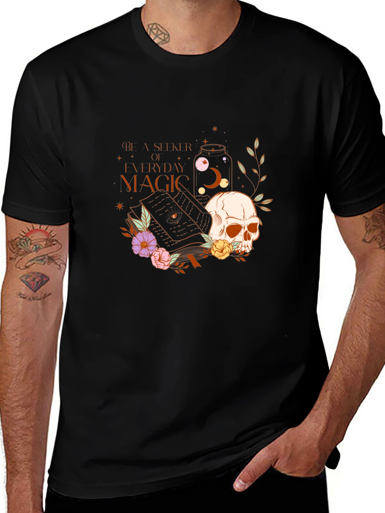 Seeker of Everyday Magic Skull T-Shirt