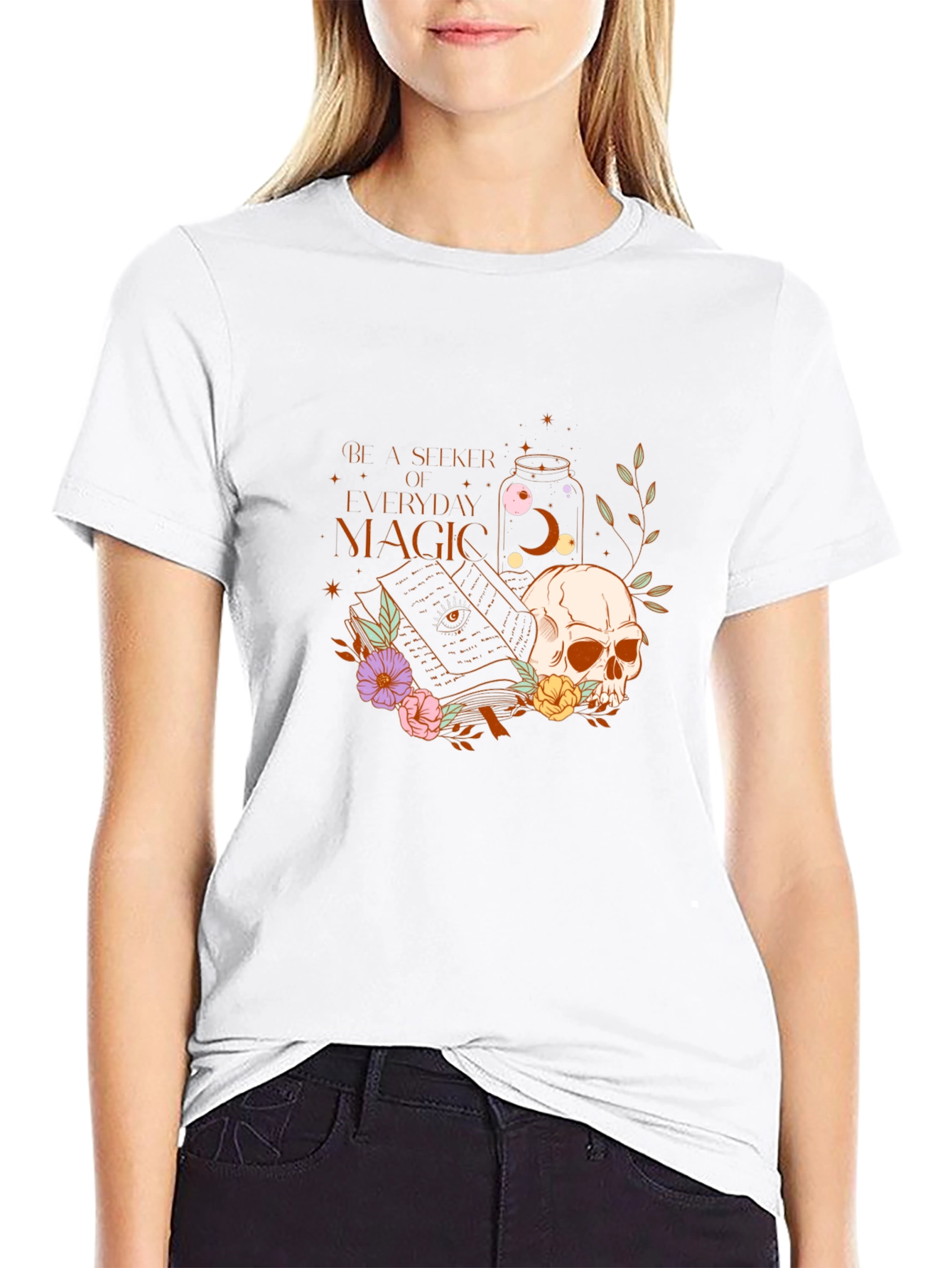 Seeker of Everyday Magic Skull T-Shirt