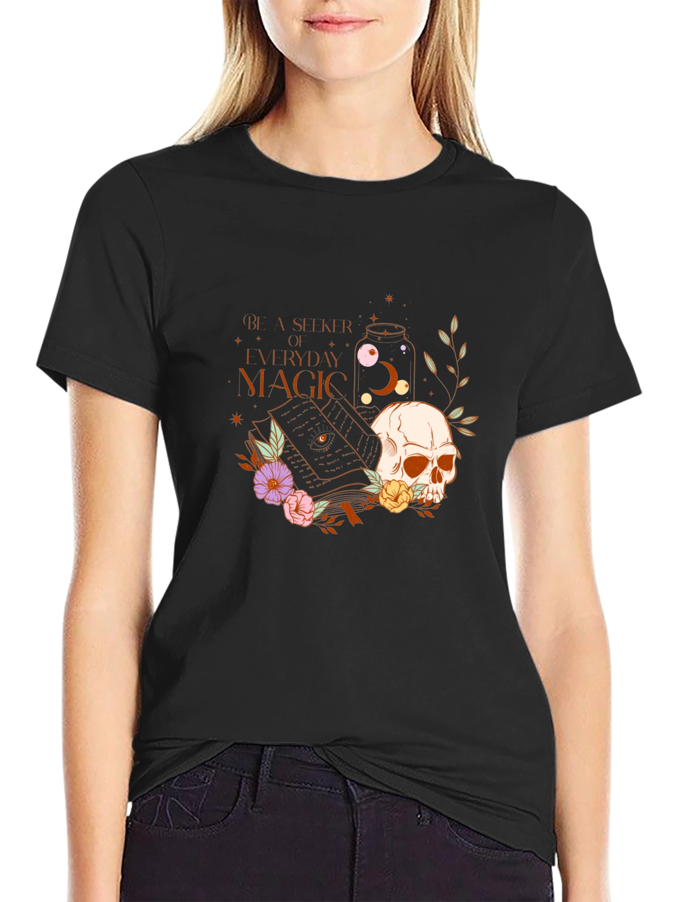 Seeker of Everyday Magic Skull T-Shirt