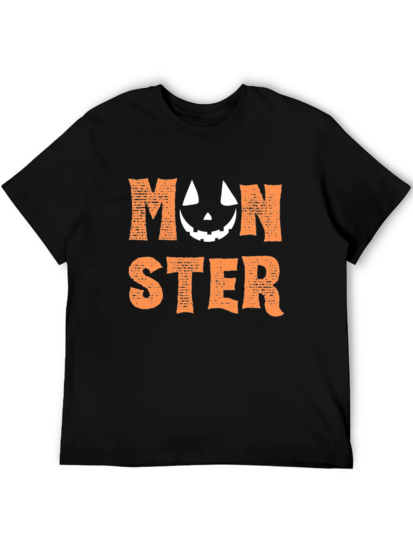 Monster Pumpkin Face Halloween T-Shirt