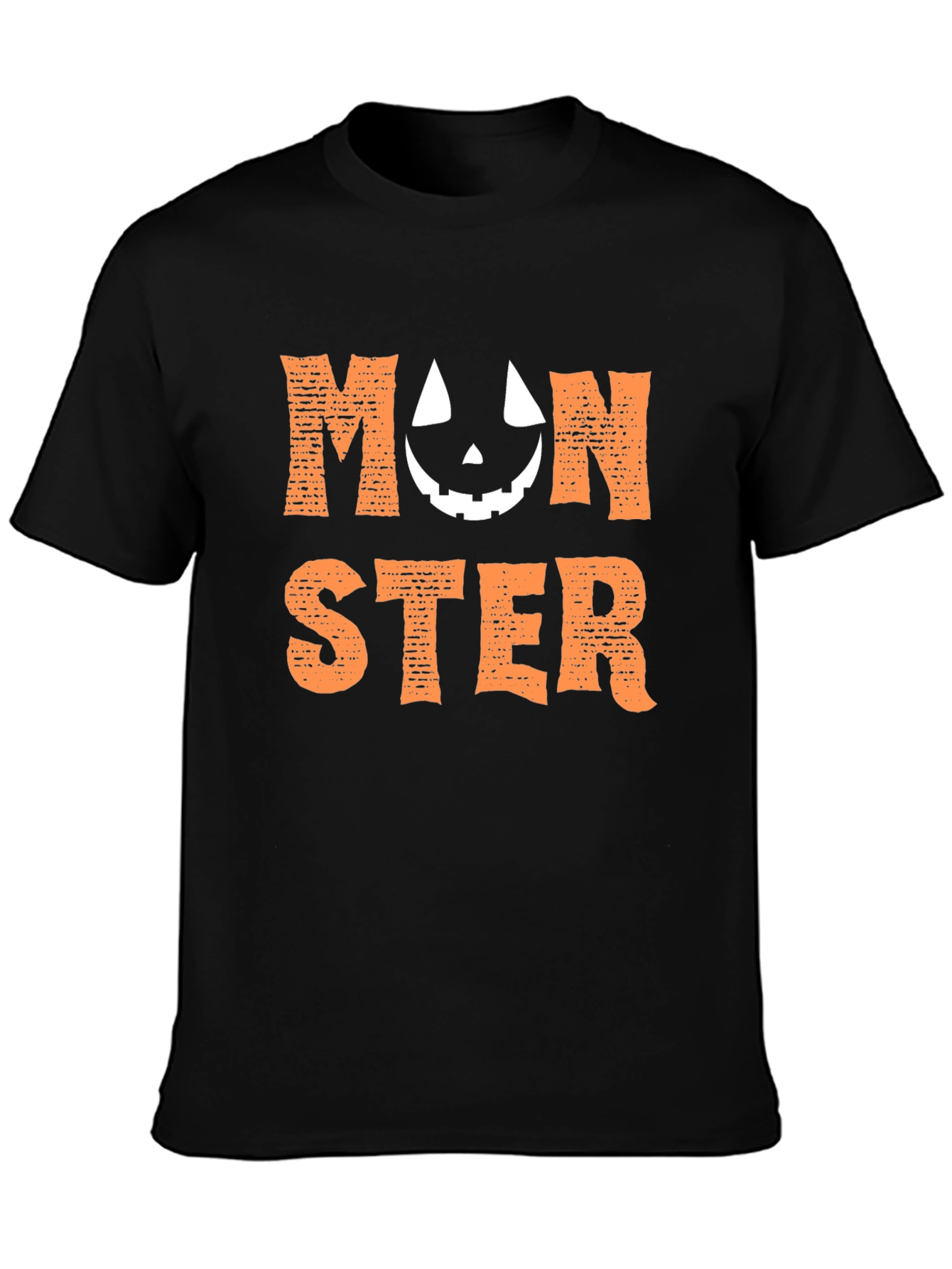 Monster Pumpkin Face Halloween T-Shirt