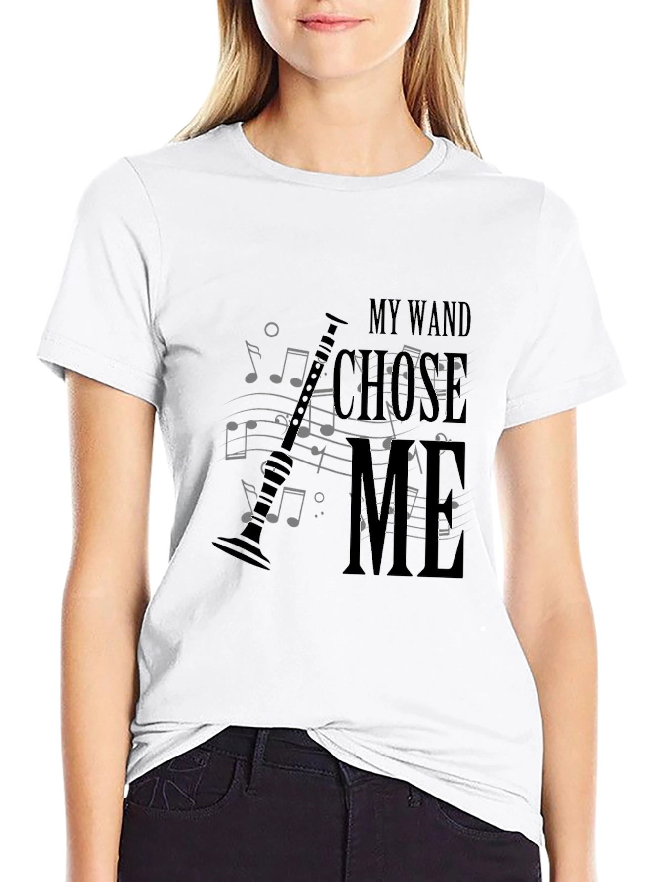 My Wand Chose Me Music T-Shirt