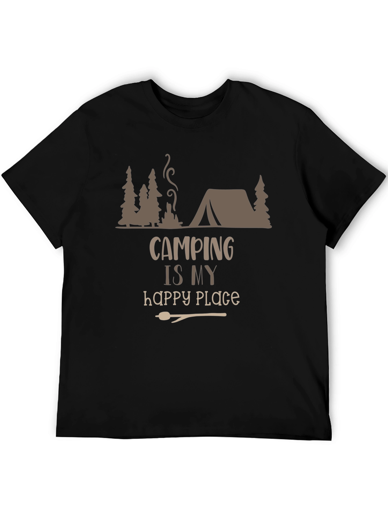 Camping Is My Happy Place Graphic Tee
